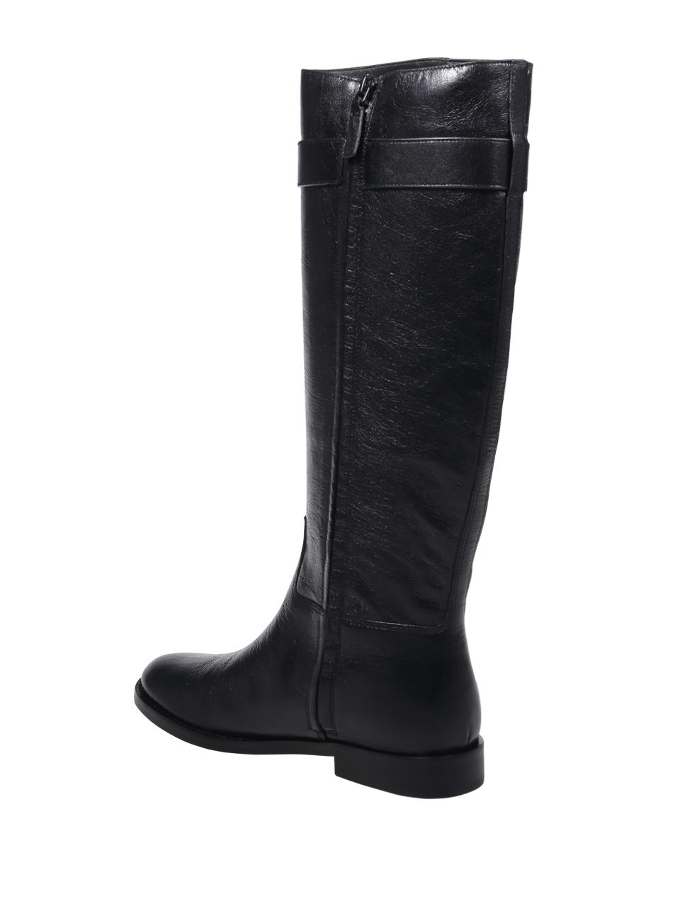 Tory Burch o1s22i1n1024 T Lock Riding Boots in Black Size US 10 / IT 40 - 3 Thumbnail