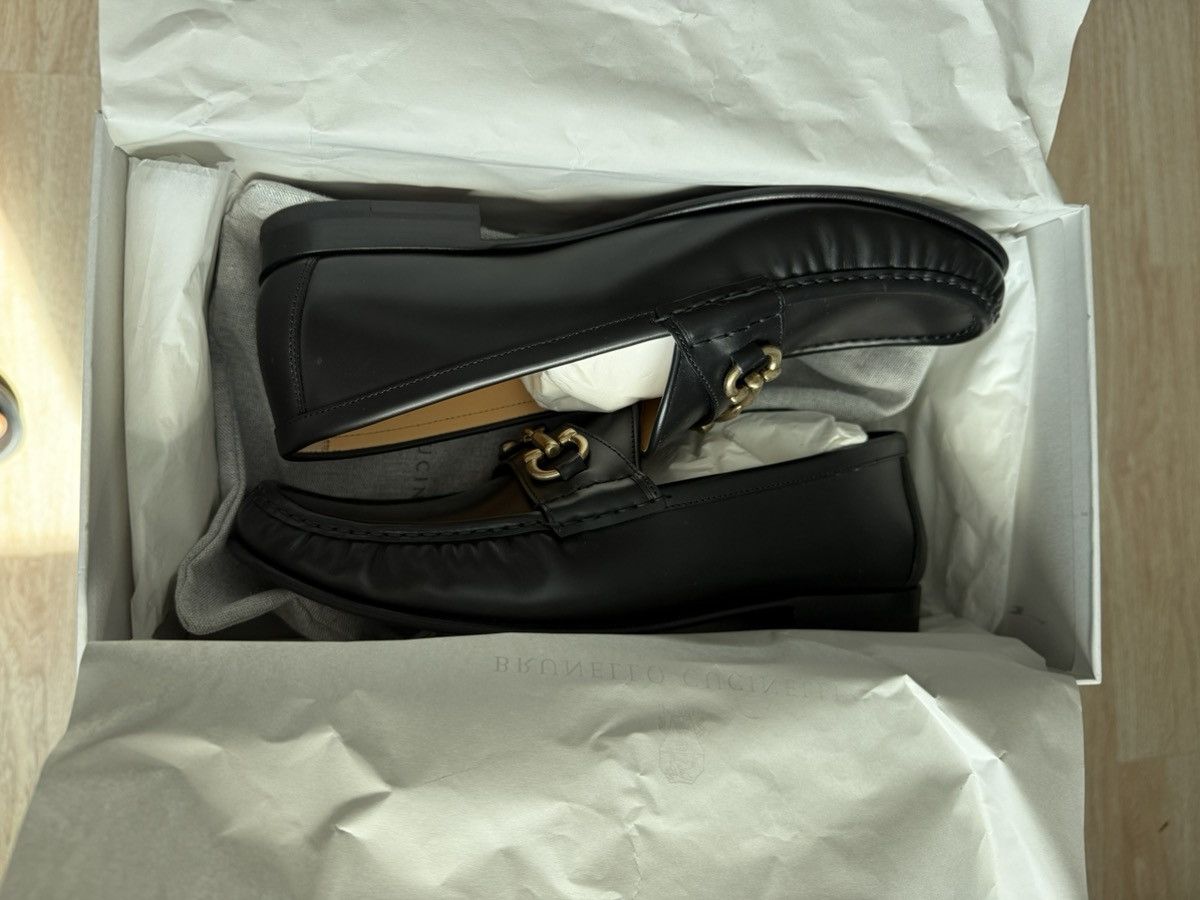 Brunello Cucinelli Brunello Cucinelli Loafers Black Size US 11 / EU 44 - 6 Thumbnail
