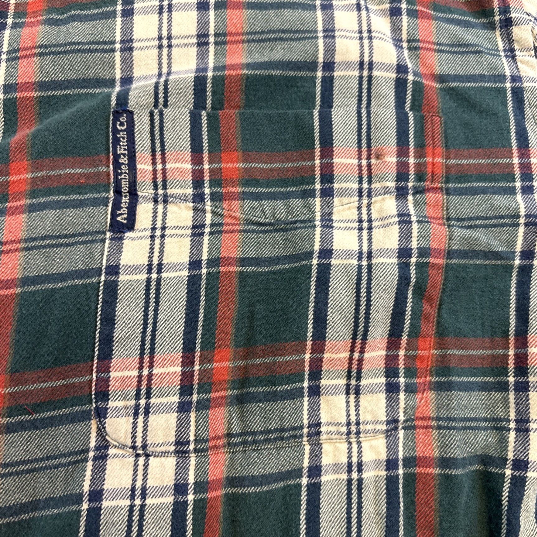 Abercrombie & Fitch VINTAGE Abercrombie & Fitch The Big Shirt Flannel Button-Up Long Sleeve M Green 90s Unisex Adults Mens Womens Shirts Size US M / EU 48-50 / 2 - 4 Thumbnail