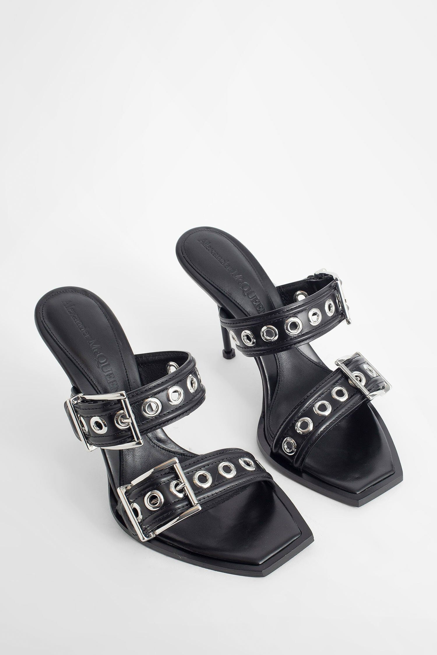 Alexander McQueen o1y0225 Sandals in Black Size US 9 / IT 39 - 7 Thumbnail