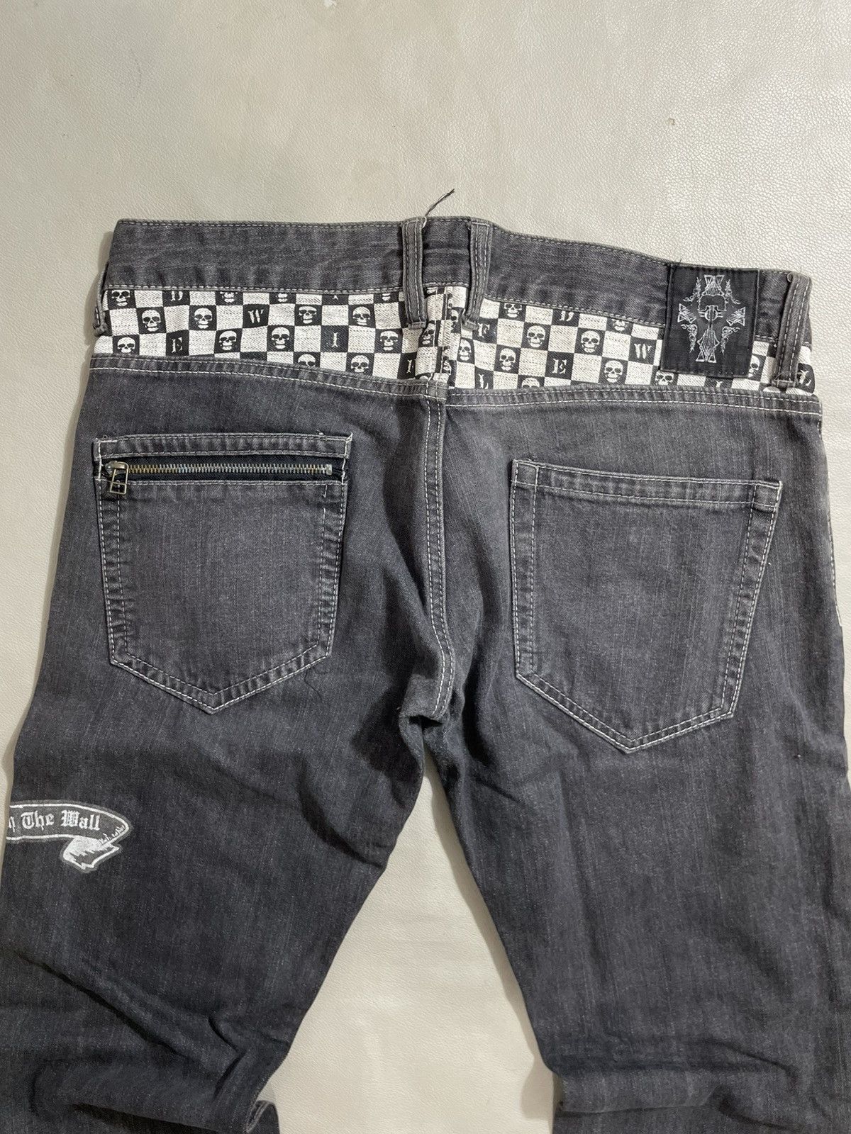 Wildlife Gothic jeans skull washed ifsix lgb kmrii style