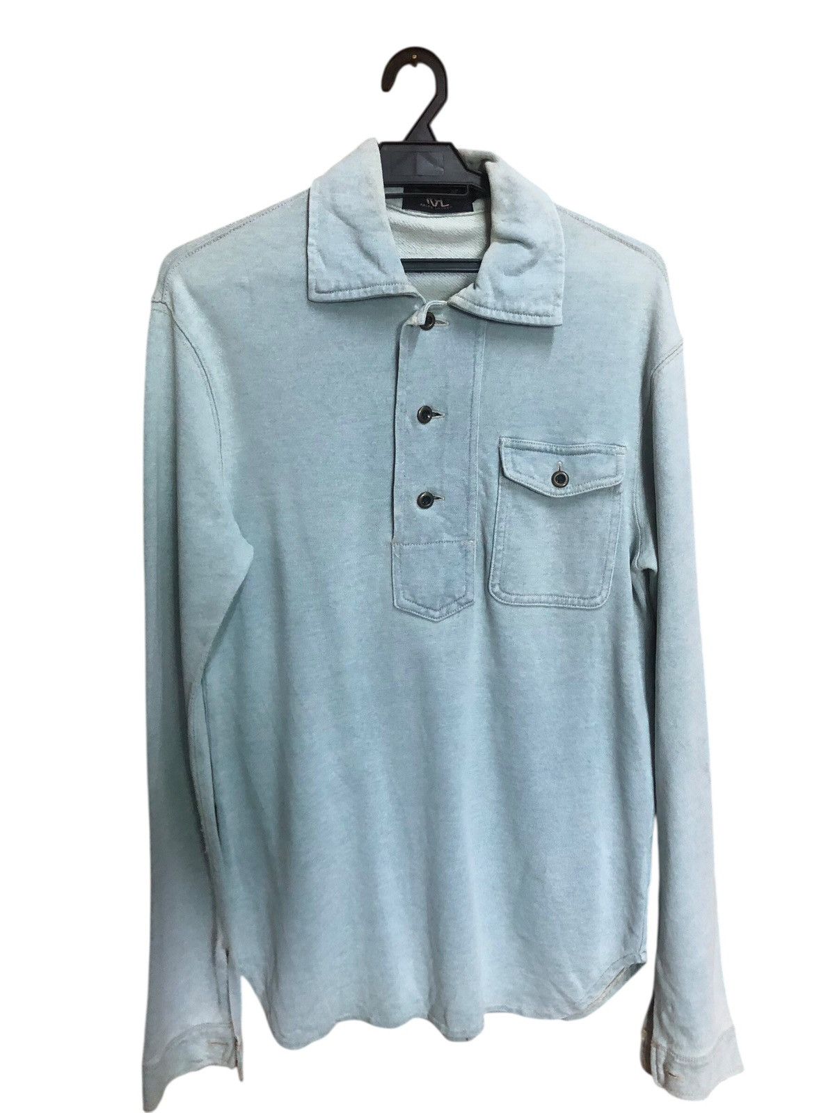 RRL Ralph Lauren RRL Ralph Lauren half Button Pull over Size US S / EU 44-46 / 1 - 1 Thumbnail