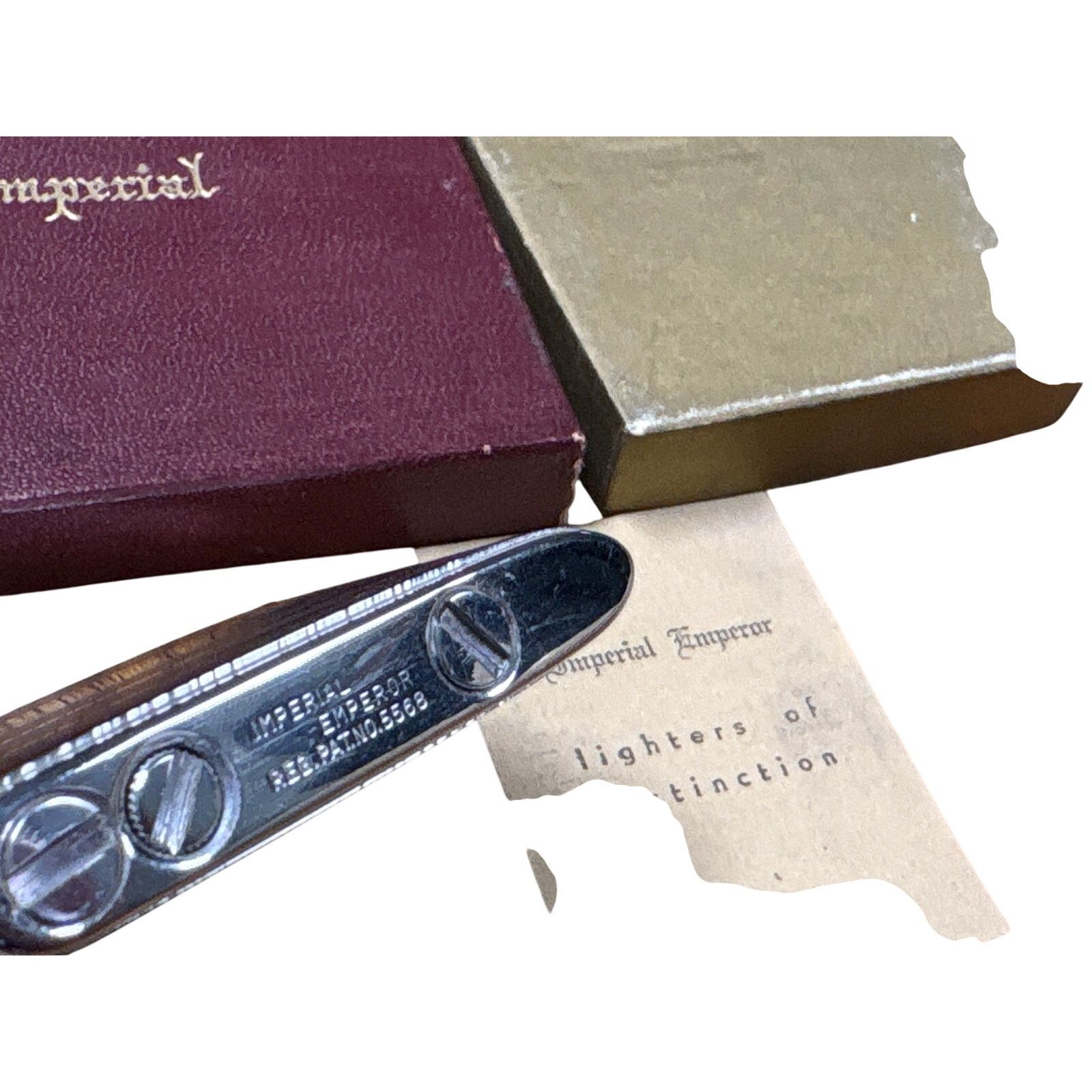 Imperial CIB Vintage MidCentury Imperial Emperor Cigarette Lighter Size ONE SIZE - 2 Thumbnail