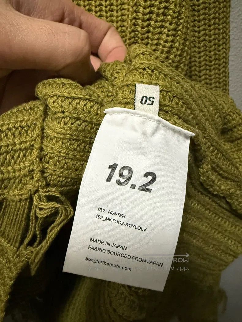 Song For The Mute SONG FOR THE MUTE Stylish olive green knitted retro sweate Size US M / EU 48-50 / 2 - 4 Thumbnail