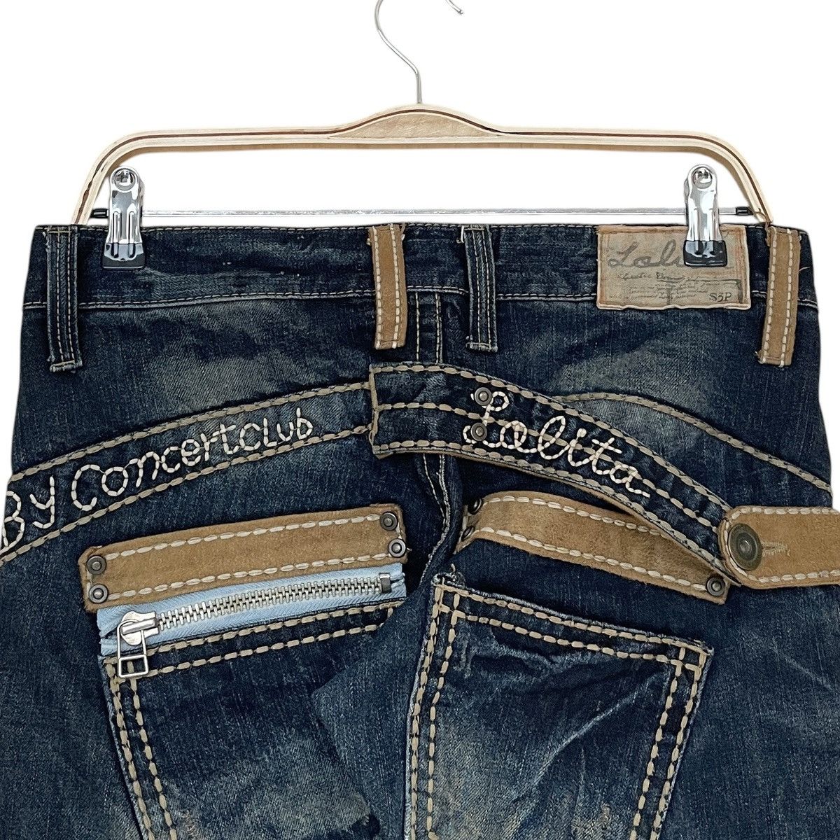 Japanese Brand × Le Grande Bleu (L.G.B.) × Vintage Vintage Japanese Brand Lolita Jeans 1990s Size US 31 - 4 Thumbnail