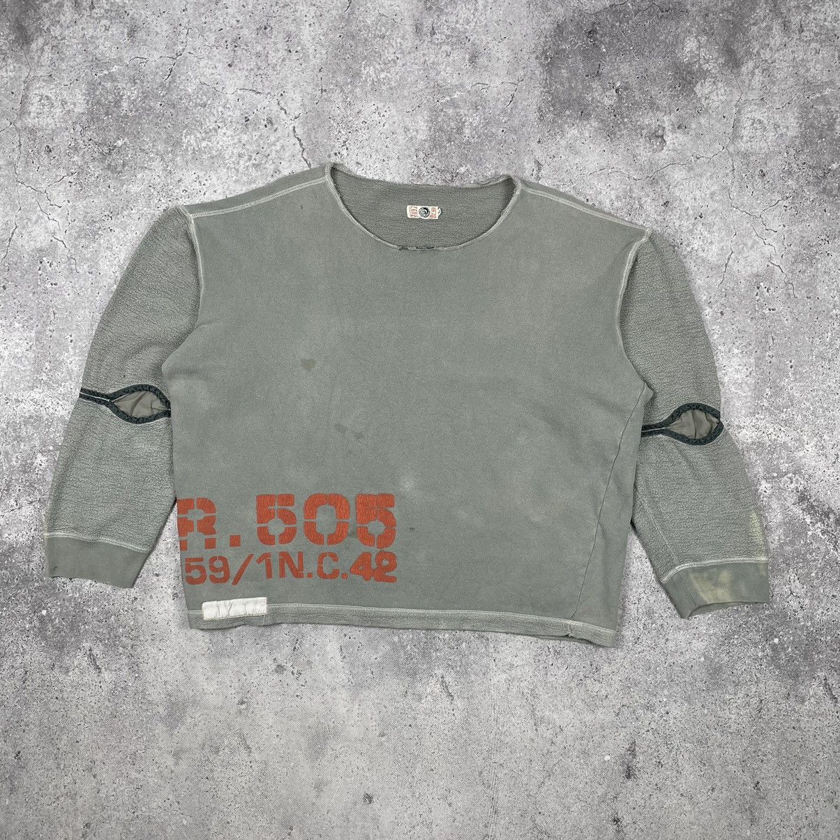 Diesel Vintage Diesel Avant Garde Distressed Sweatshirt Size US L / EU 52-54 / 3 - 2 Thumbnail