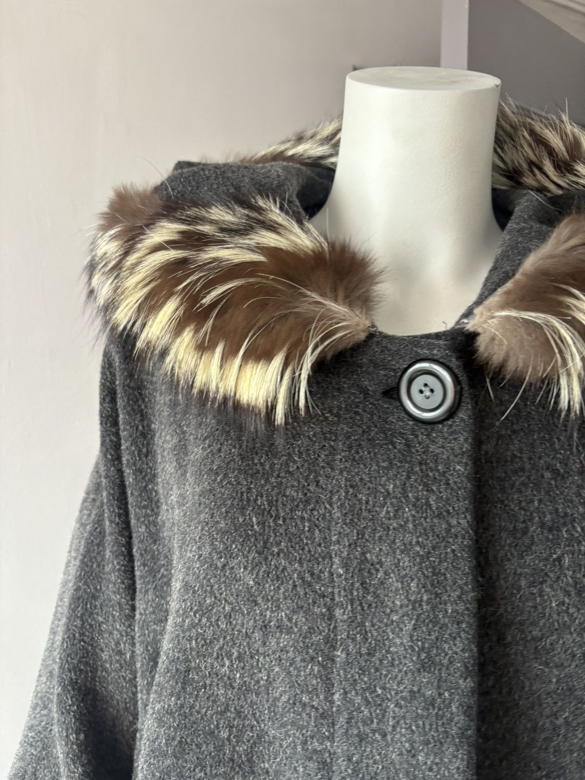 Vintage Vintage italian wool cape coat Size XL / US 12-14 / IT 48-50 - 7 Thumbnail
