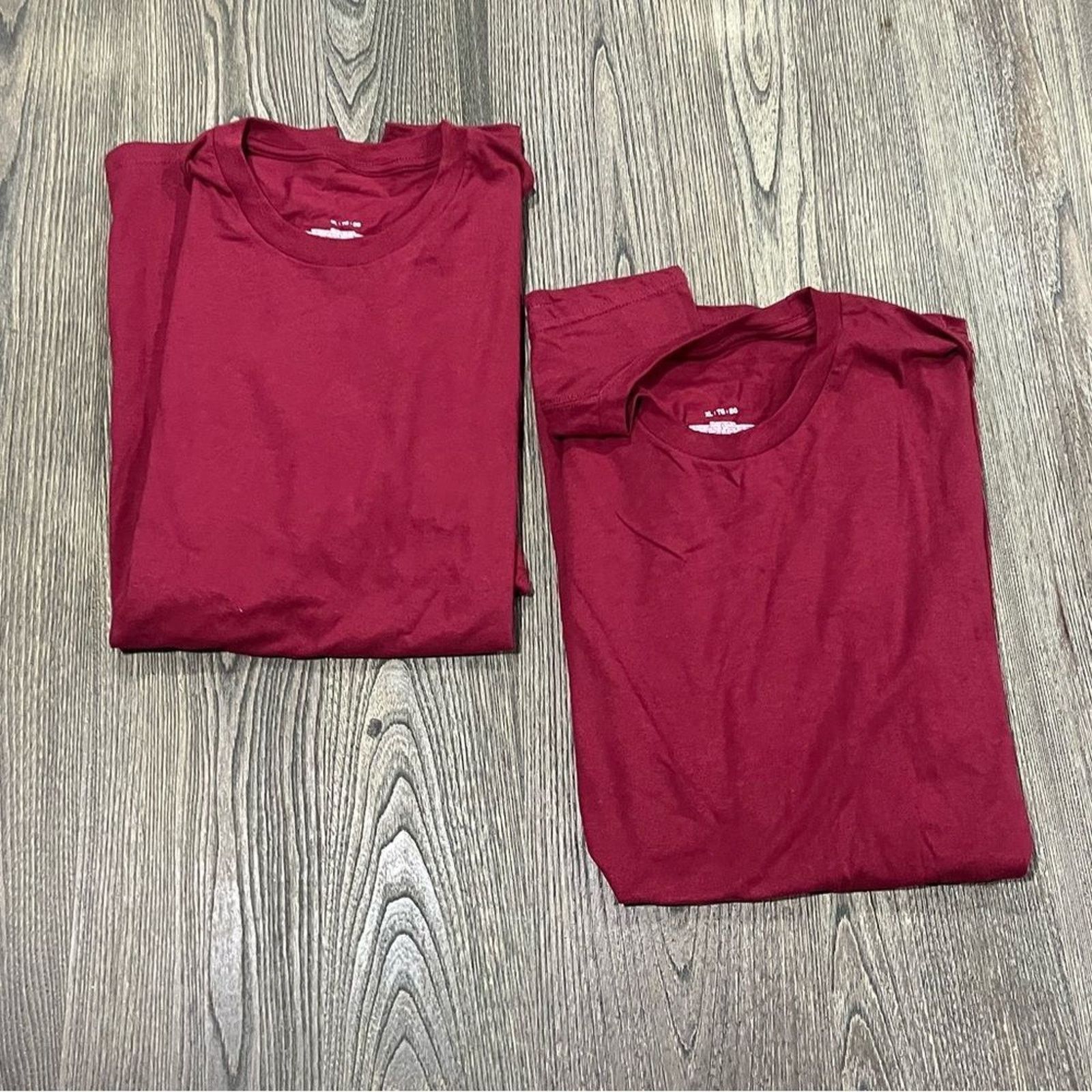 Vintage NWOT 2 Pack Mens T-Shirts Crew Neckline Short Sleeve Size XL Size US XL / EU 56 / 4 - 1 Thumbnail