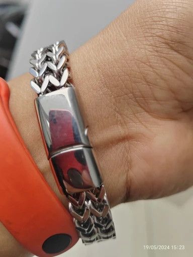 Other Curb Link Chain Bracelet Stainless Steel Punk Gift For Him Size ONE SIZE - 2 Thumbnail