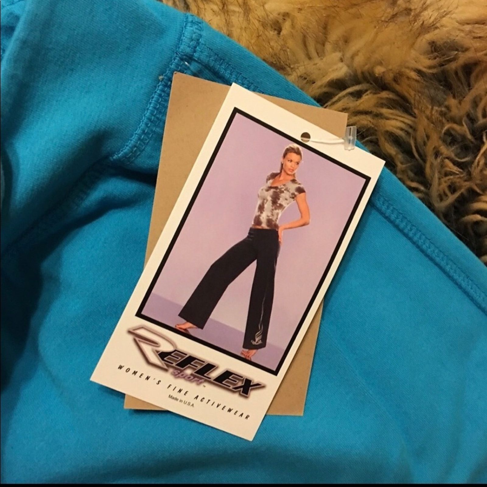 Other Reflex women’s fine activewear blue pants NWT L Size 34" / US 12 / IT 48 - 6 Thumbnail