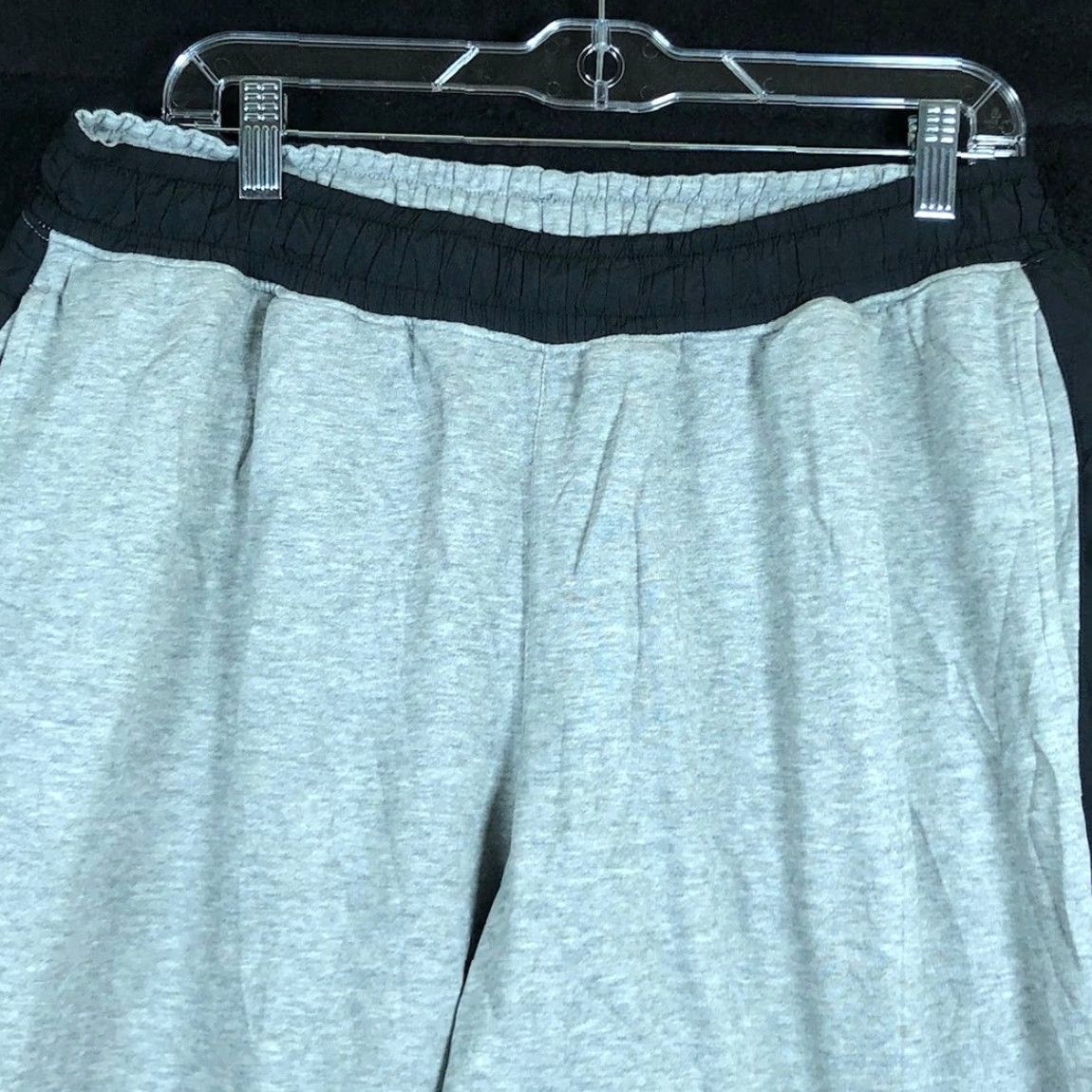Nike VINTAGE Nike Mens Sweatpants Gray Sportswear Hybrid Drawstring Cotton Blend XL Size US 36 / EU 52 - 2 Thumbnail