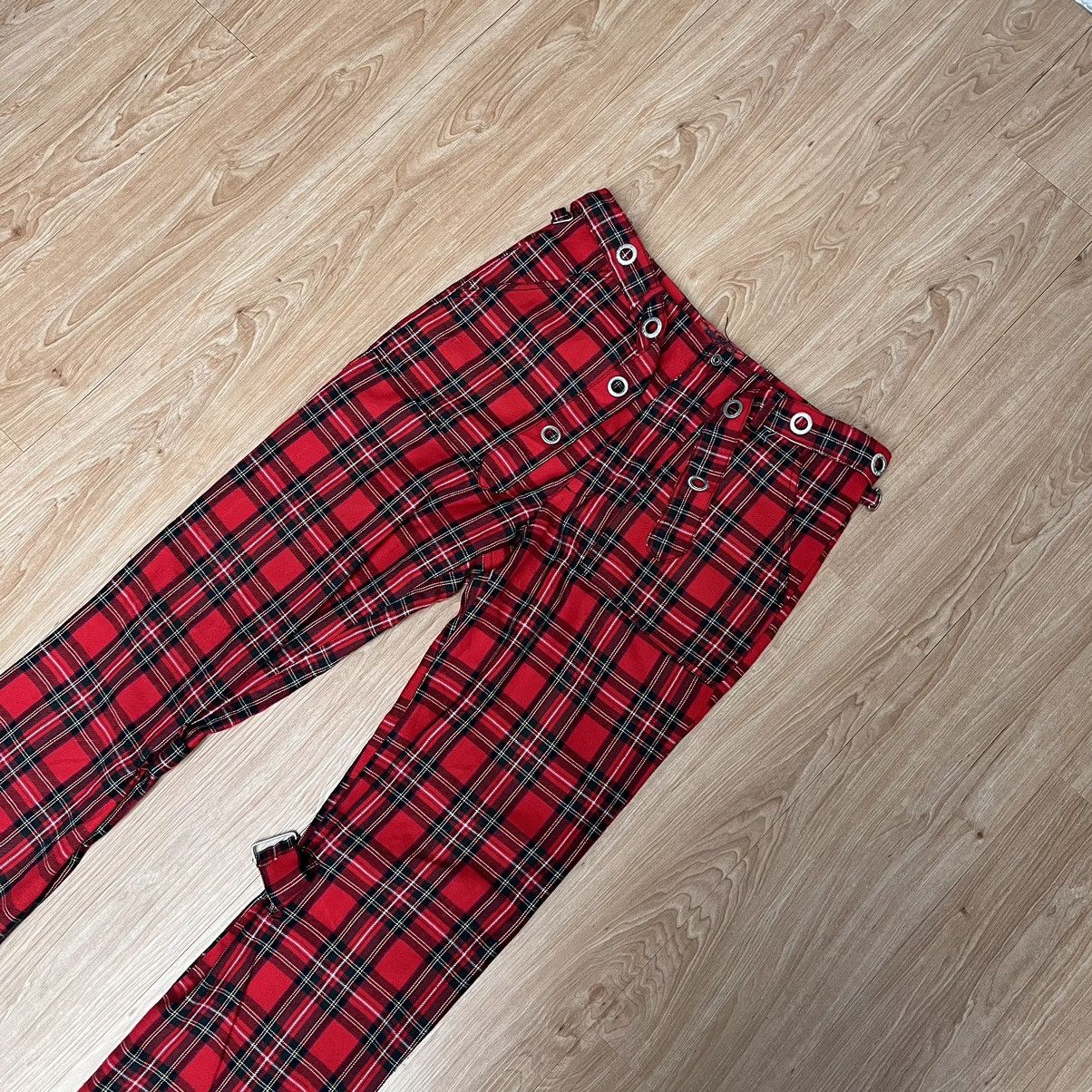 Japanese Brand × Seditionaries Bondage Mad Punk Tartan Pants Seditionaries Multi Zipper Size US 32 / EU 48 - 3 Thumbnail