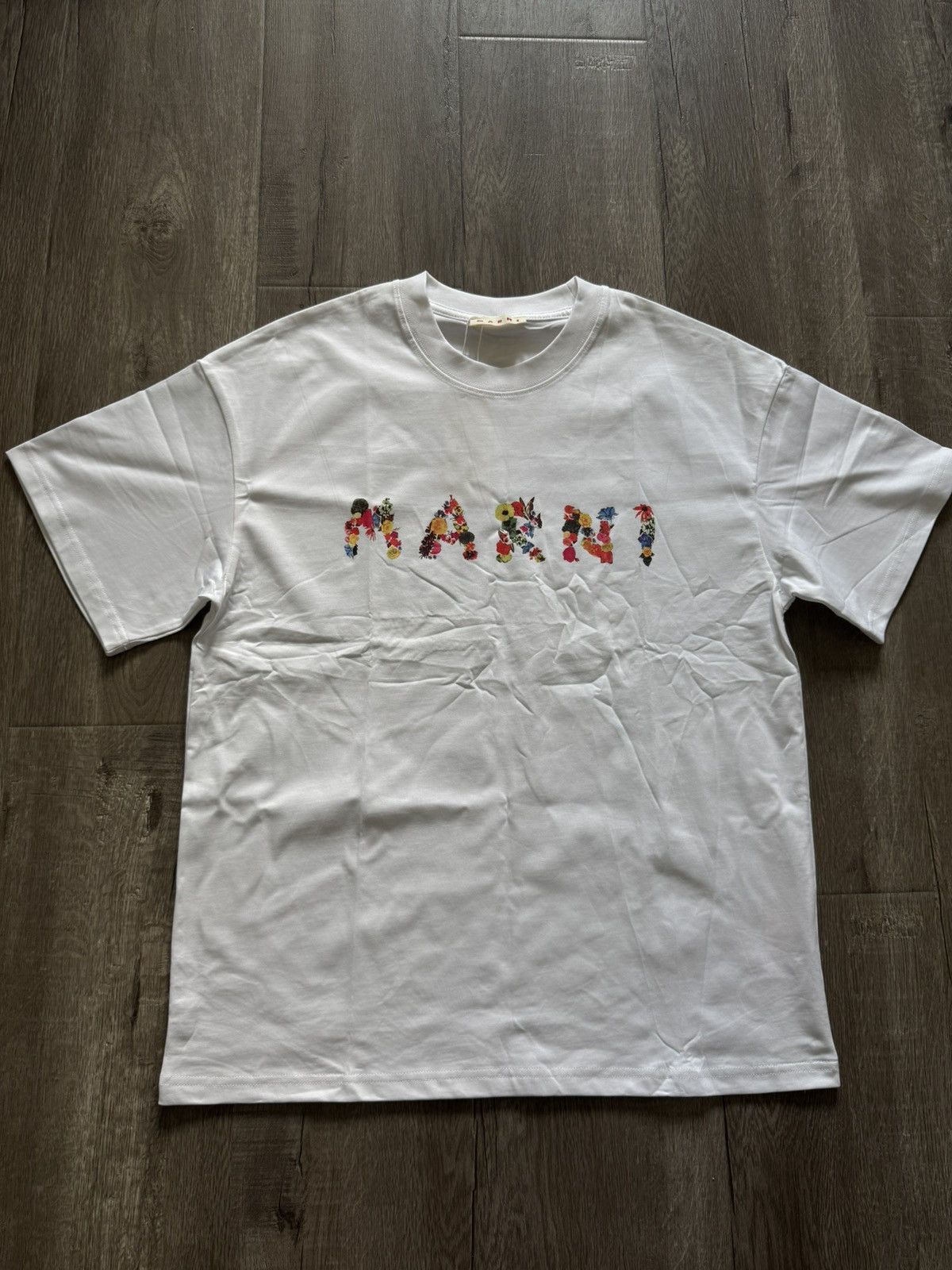 Vintage Marni Bouquet Logo Tee Size US XS / EU 42 / 0 - 1 Thumbnail