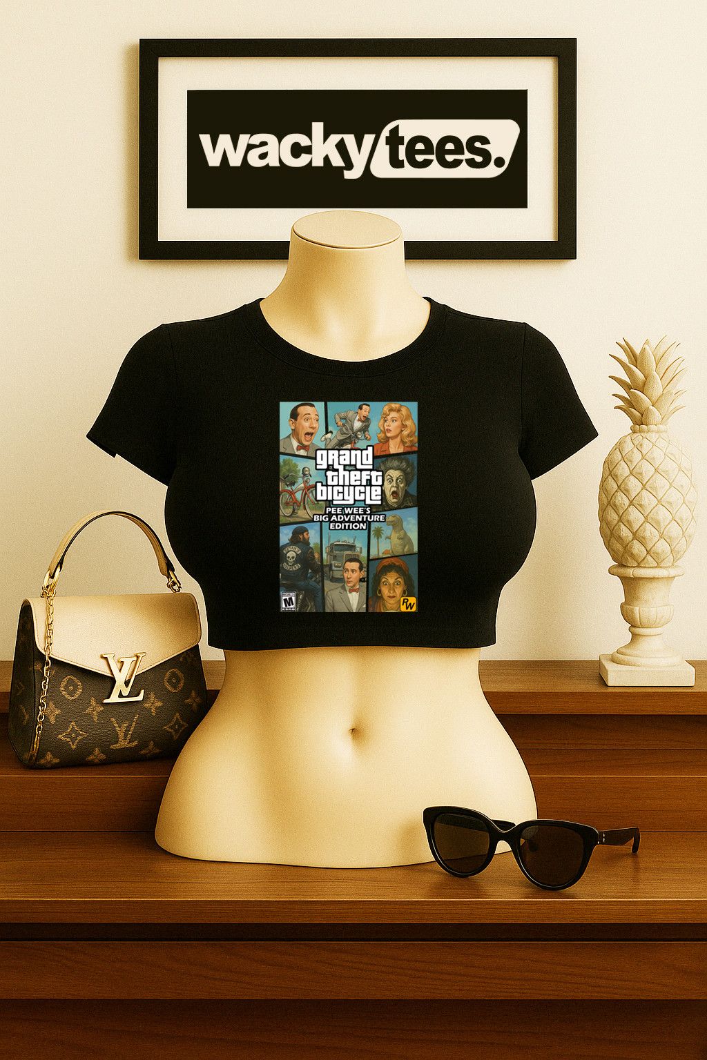 Other Pee Wee Herman Grand Theft Bicycle Big Graphic Tee Shirt Size US S / EU 44-46 / 1 - 6 Thumbnail