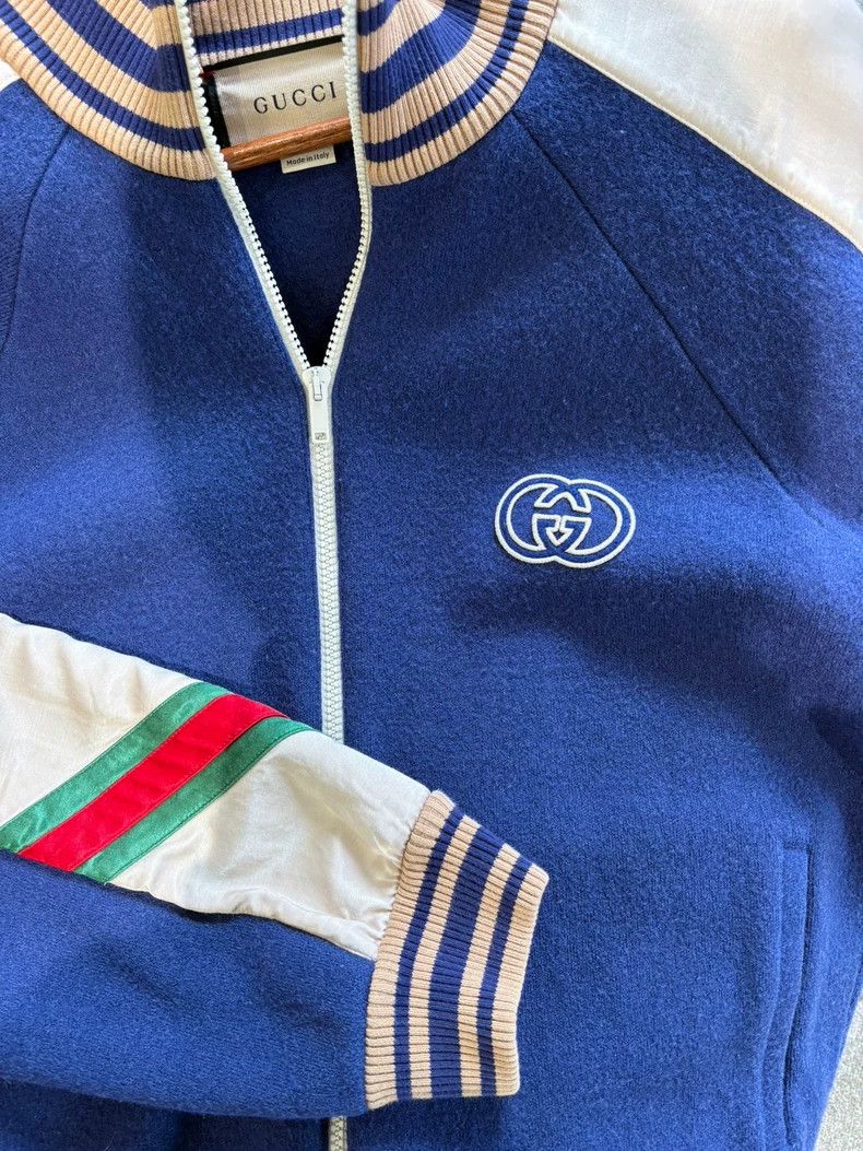Gucci Gucci Blue stitching jacket 2502-Nextarrow Size US M / EU 48-50 / 2 - 2 Thumbnail