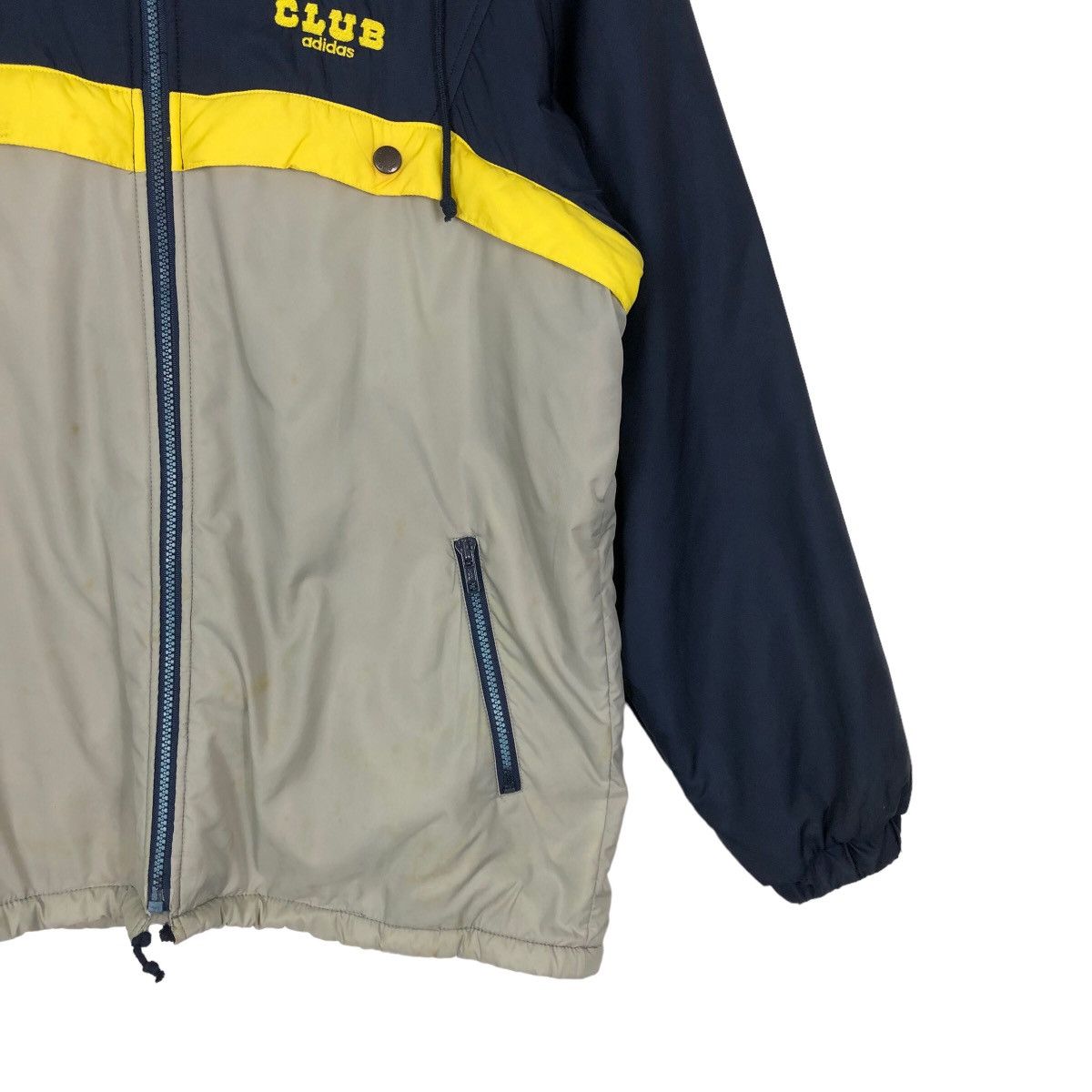 Adidas 🔥90’s Vintage Adidas Club Bomber Jacket Sherpa Lining Size US M / EU 48-50 / 2 - 5 Thumbnail