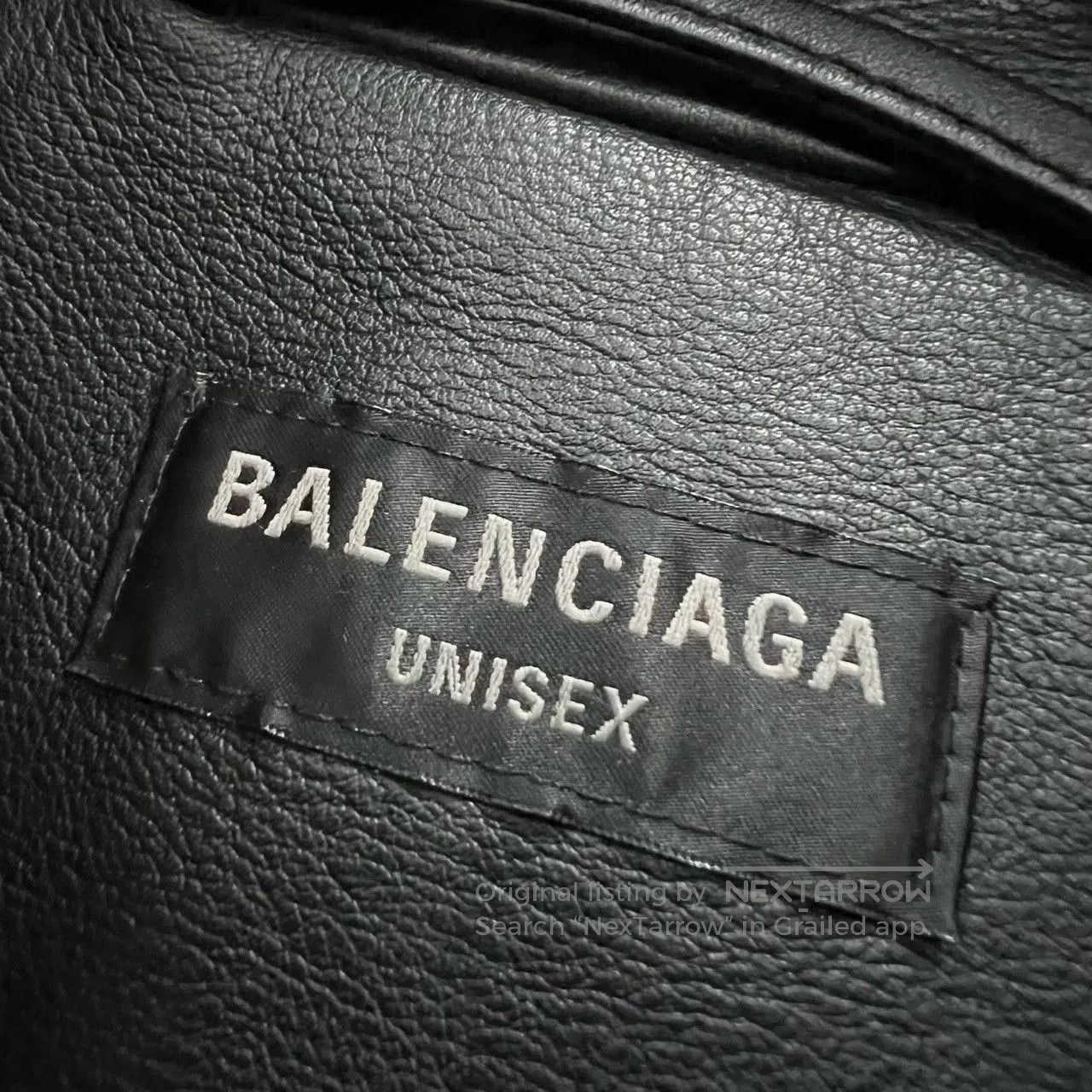 Balenciaga black embroidered leather jacket by balenciaga. Size US S / EU 44-46 / 1 - 6 Thumbnail