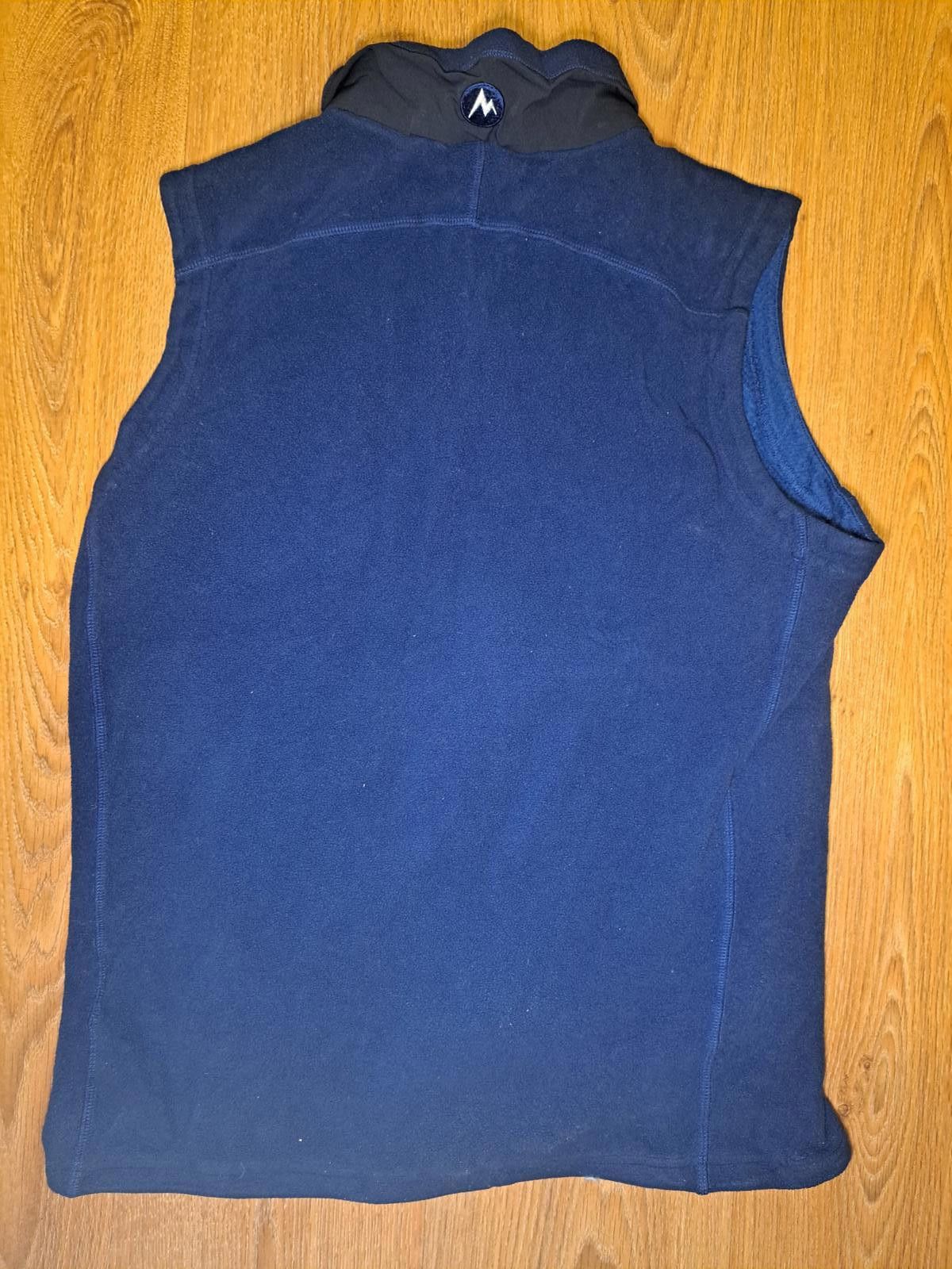 Marmot Marmot Fleece Vest Mens Large Blue Full Zip Polartec Size US L / EU 52-54 / 3 - 9 Thumbnail
