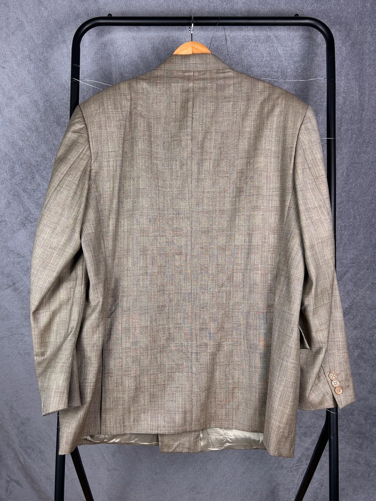 Designer × Hugo Boss Hugo Boss Cashmere woolen beige blazer vintage Size 52L - 2 Thumbnail