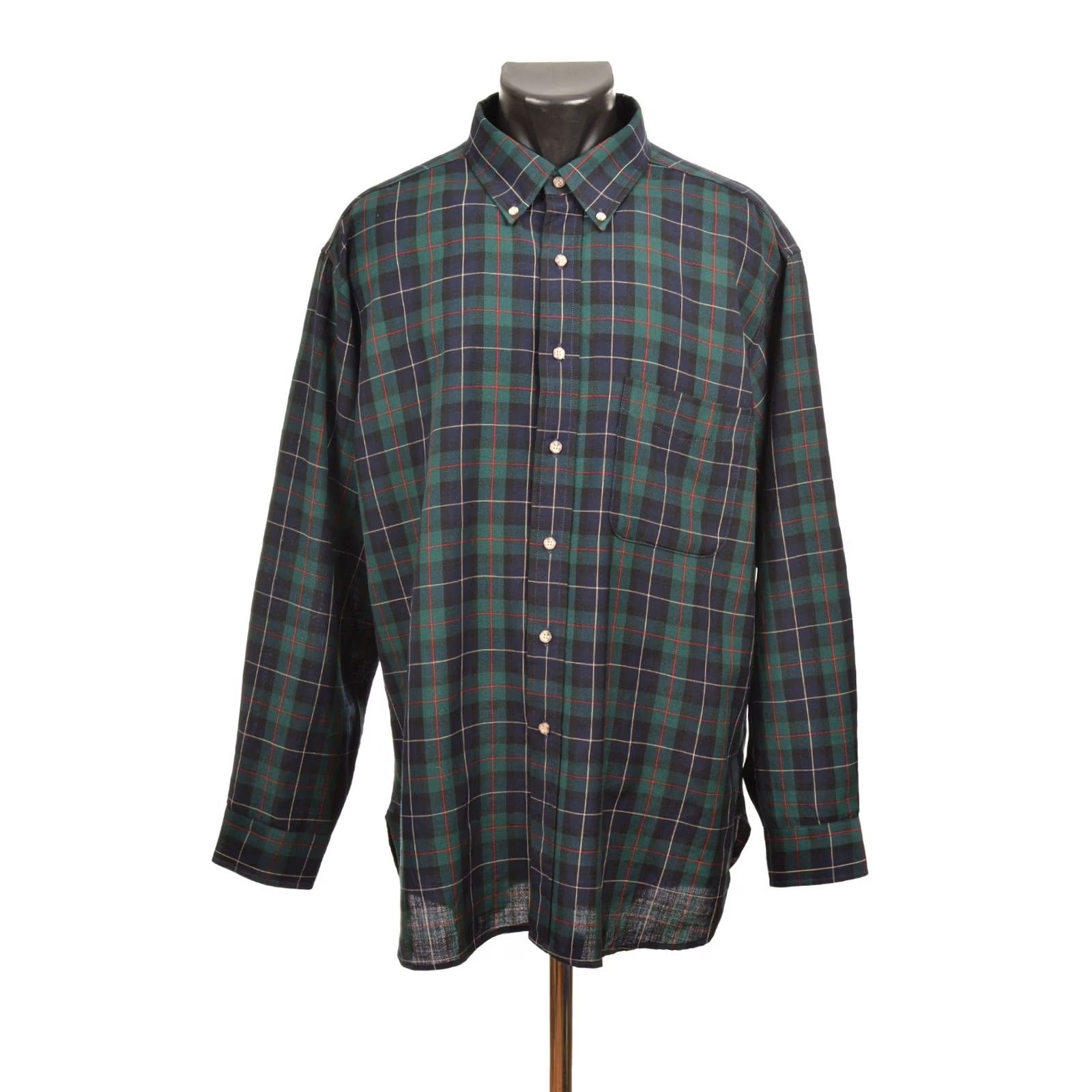 Pendleton Pendleton Wool Check Plaid Button Shirt XL Mens Vintage DDP Size US XL / EU 56 / 4 - 2 Thumbnail
