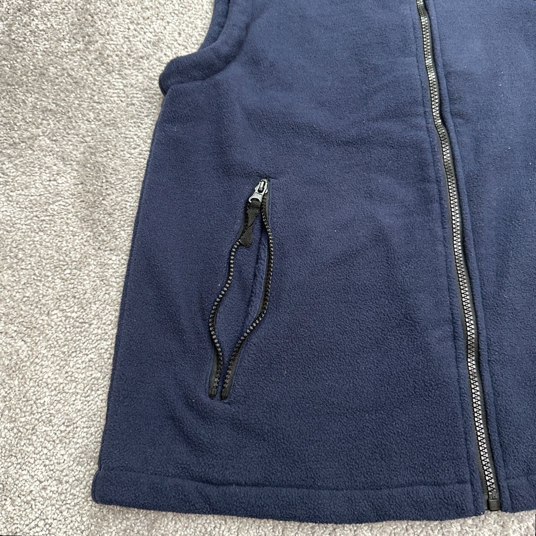 Element WFS Element Gear Vest Mens XS Navy Blue Fleece Full Zip Outdoor Hiking Jacket Size US XS / EU 42 / 0 - 4 Thumbnail
