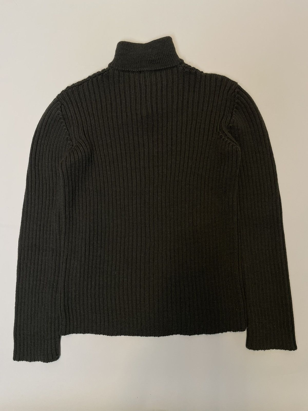 Prada Prada 2000s Wool Zip Sweater Size US L / EU 52-54 / 3 - 3 Thumbnail