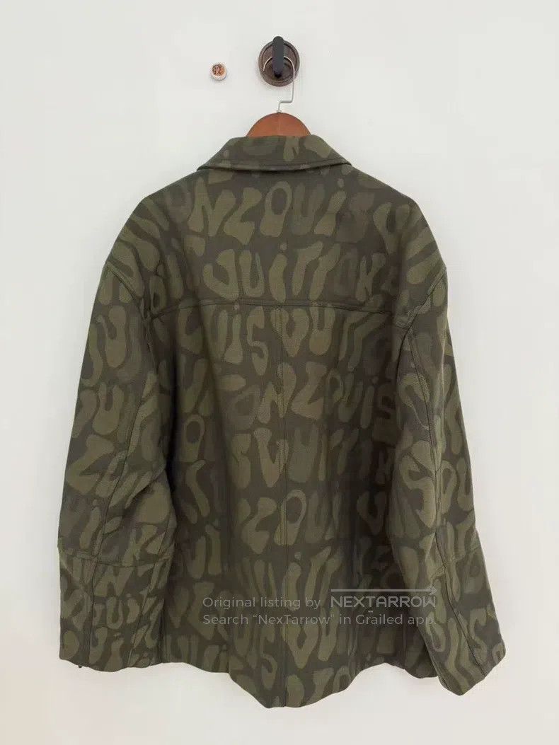 Louis Vuitton Louis Vuitton Army green monogrammed logo jacket Size US M / EU 48-50 / 2 - 2 Thumbnail