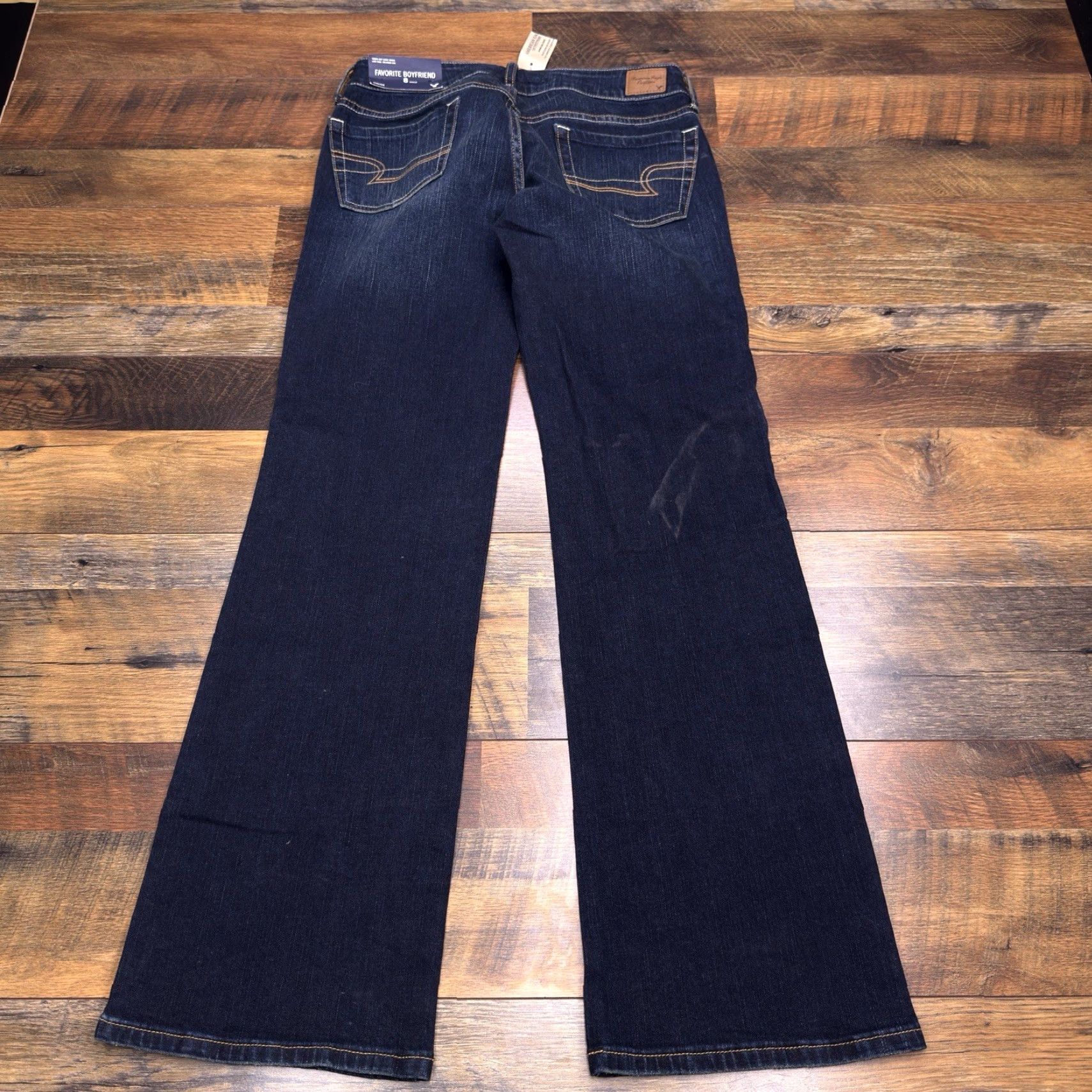 American Eagle Outfitters American Eagle Boyfriend Jeans Womens 8 Regular Low Rose New Size 30" / US 8 / IT 44 - 3 Thumbnail