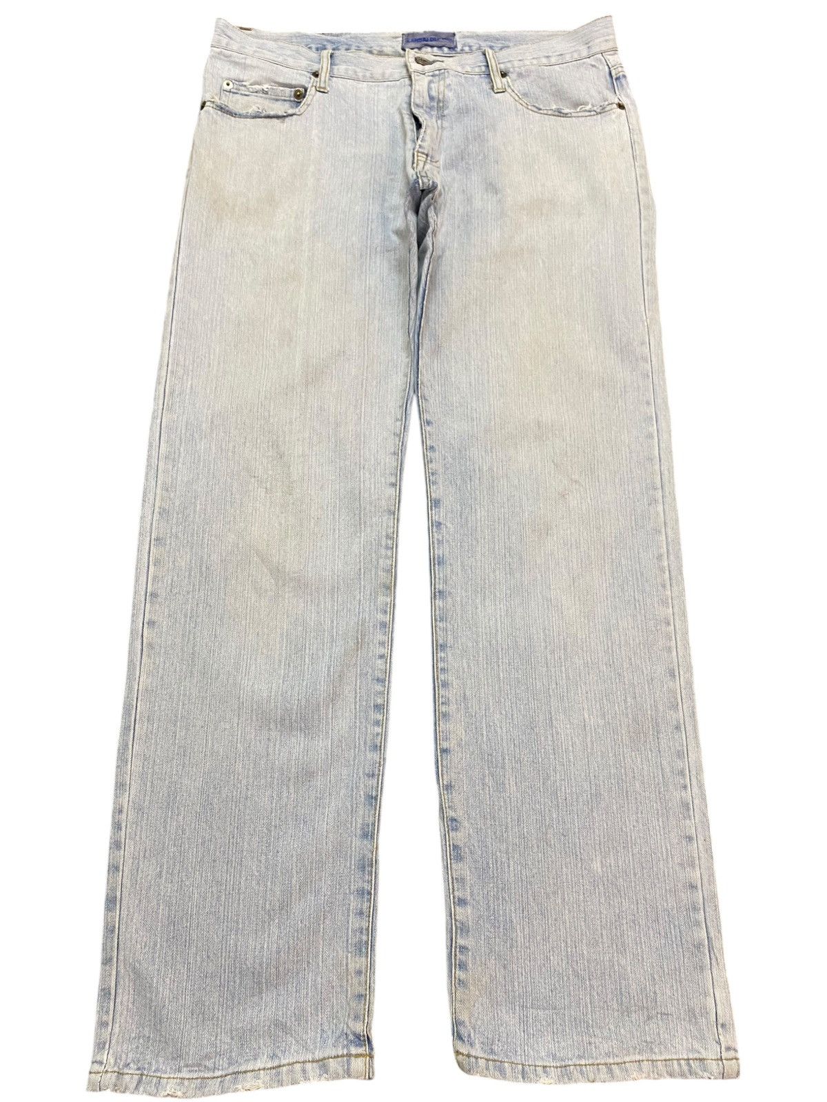 Japanese Brand Vintage Japanese Brand Kansai Faded Loose Jeans Size US 37 - 1 Thumbnail