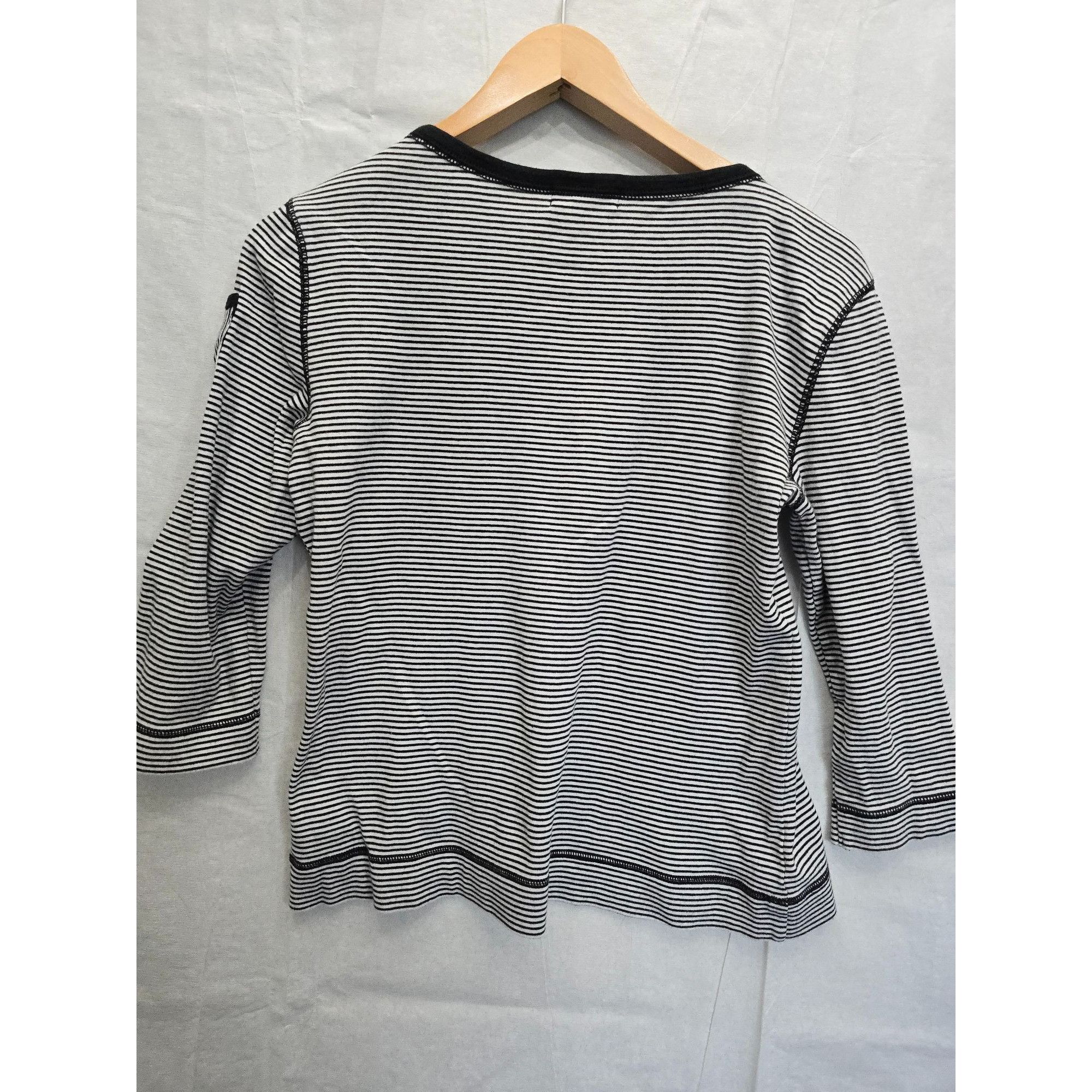 Polo Ralph Lauren LAUREN JEANS RALPH LAUREN Top Cotton Striped Boat Neck 3/4 S Size L / US 10 / IT 46 - 2 Thumbnail