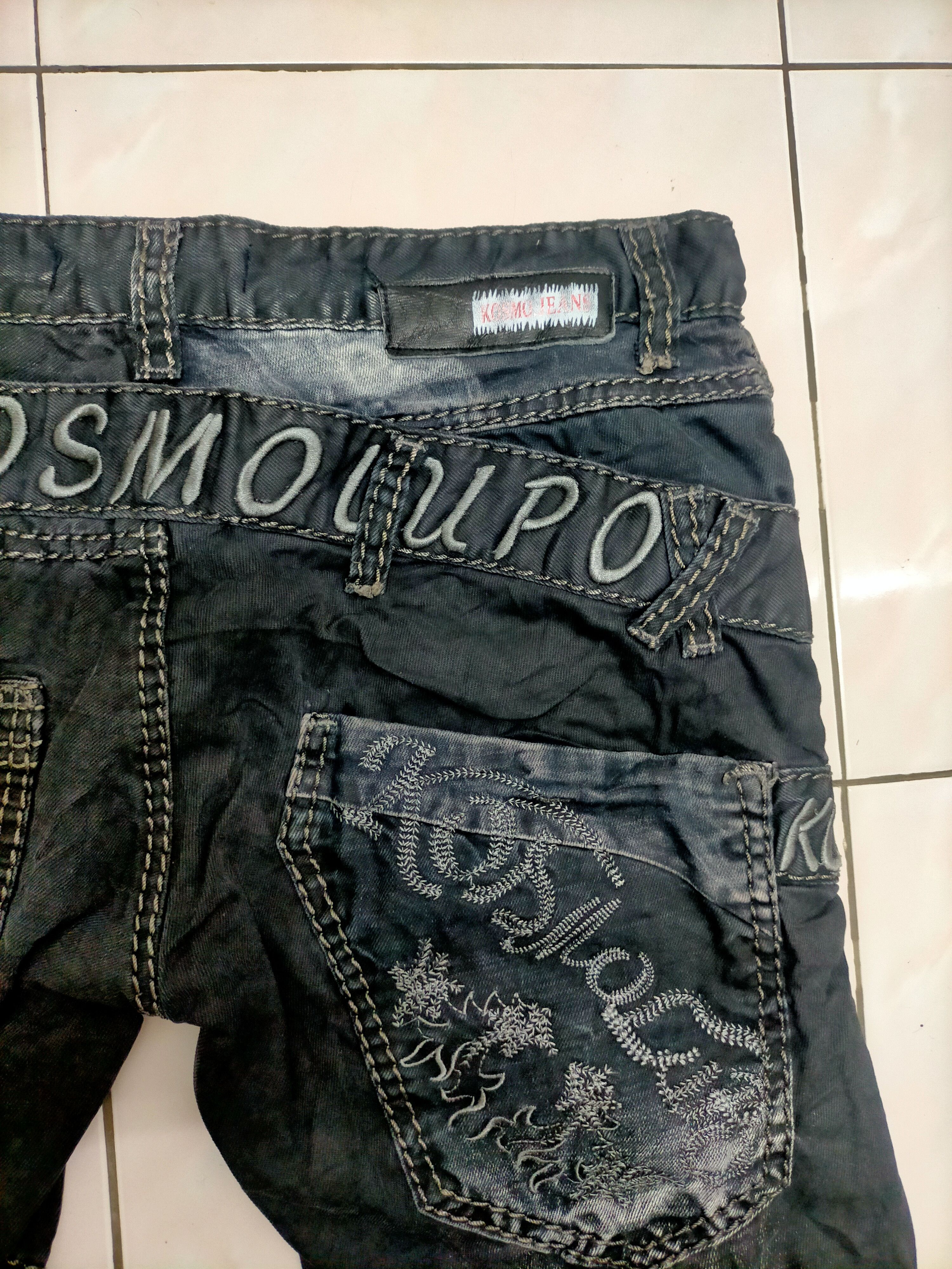 Japanese Brand Avant Garde Kosmo Lupo Vintage Y2K Denim Size US 32 / EU 48 - 3 Thumbnail