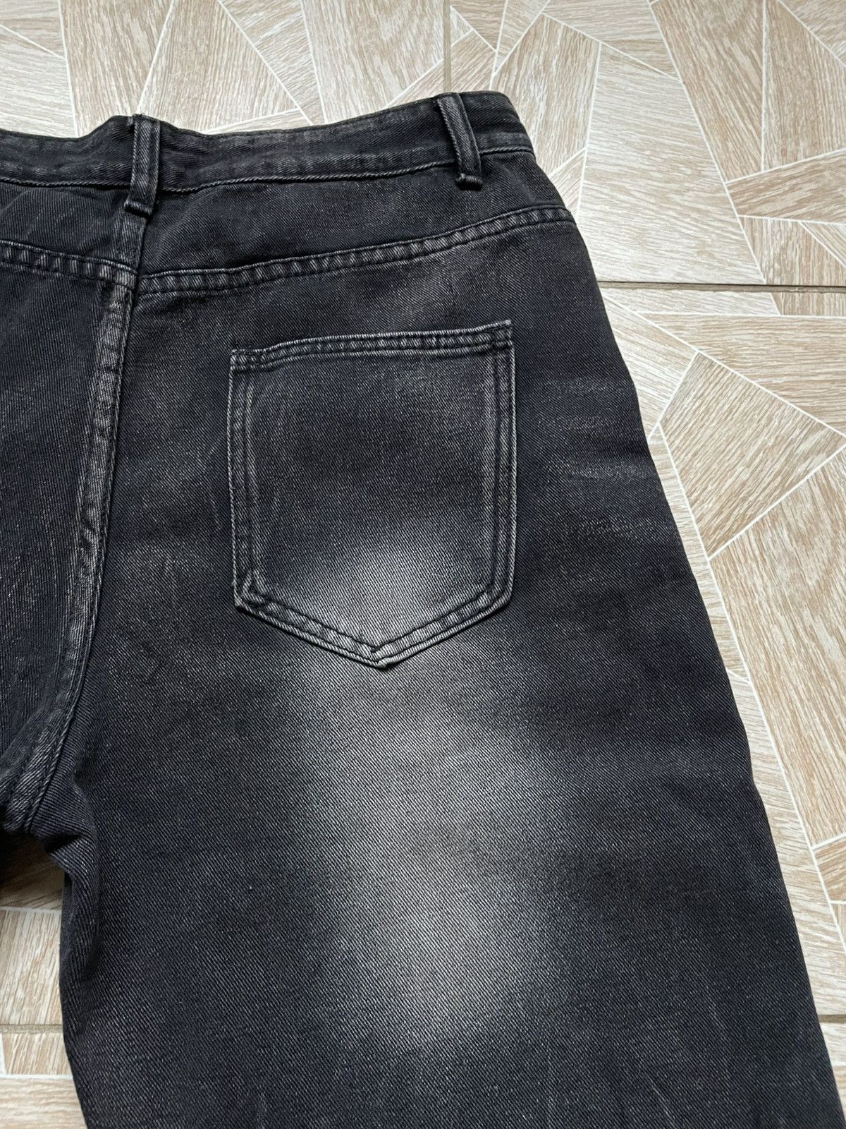 Designer × Vintage Avant Garde Y2K Distressed Vintage Washed 90s Custom Jeans Size US 34 / EU 50 - 9 Thumbnail
