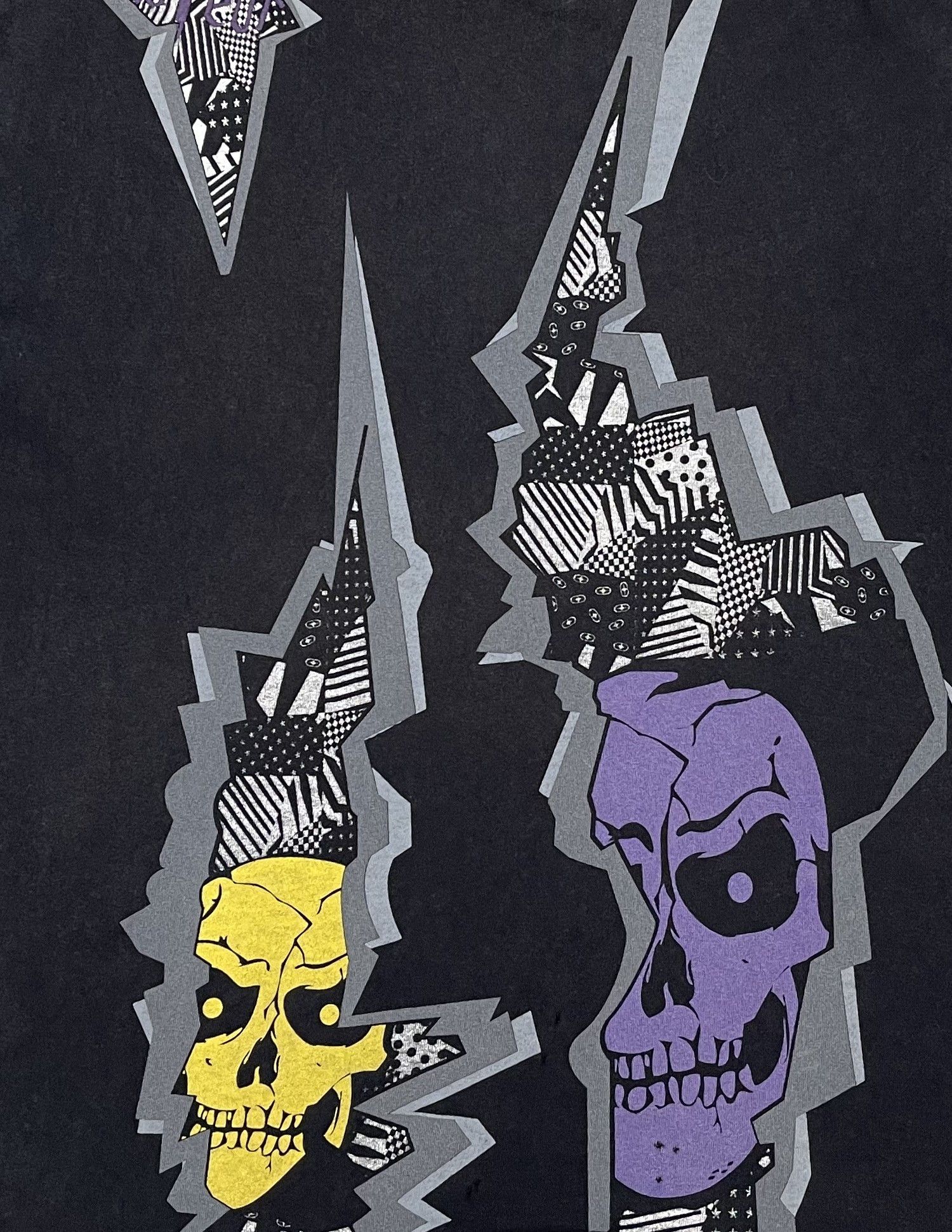 No Fear × Vintage Vintage Skulls NO FEAR Size US XL / EU 56 / 4 - 2 Thumbnail
