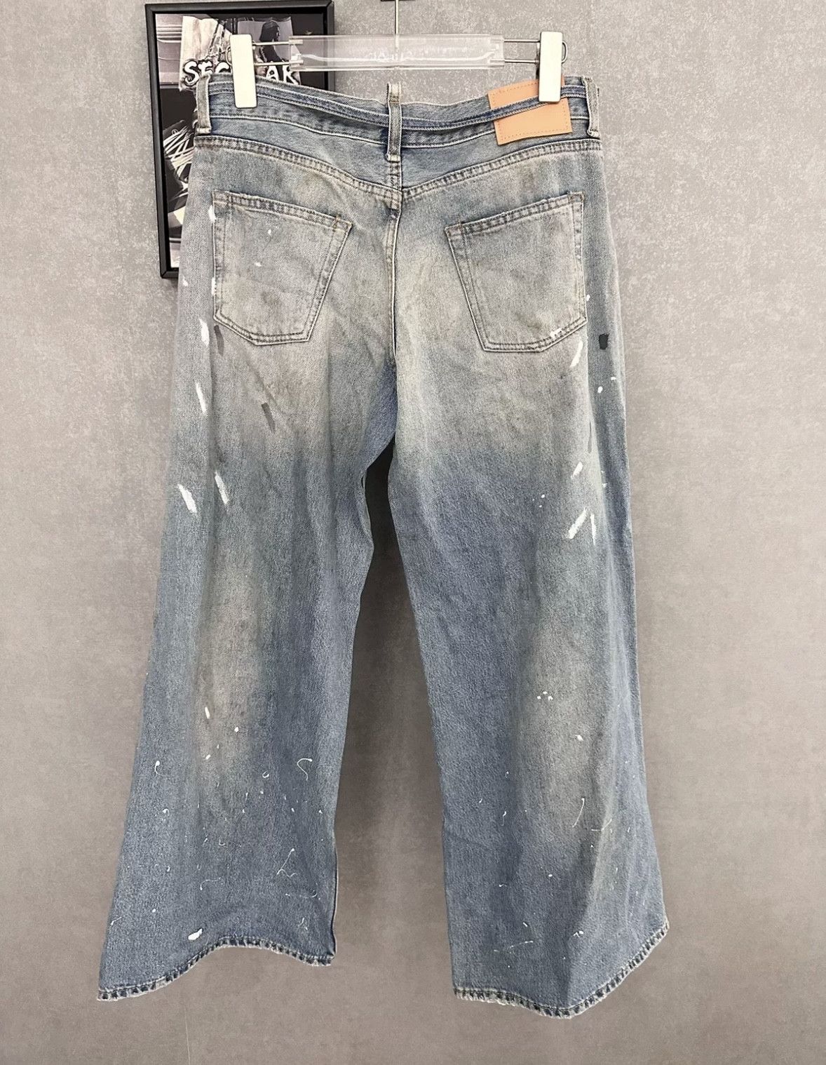 Acne Studios Acne Studios Wide-Leg Distressed Denim Pants-yf Size 24" / US 00 / IT 34 - 2 Thumbnail