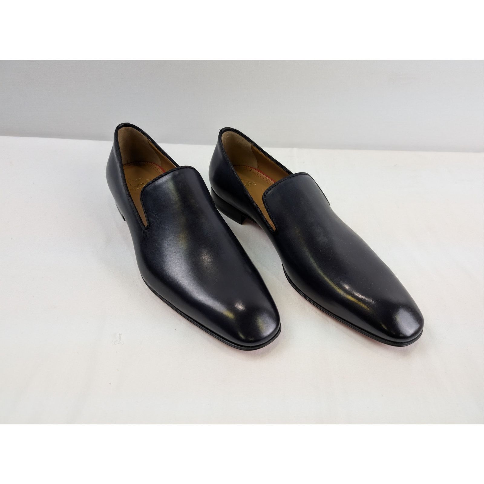 Christian Louboutin o1rshd1 smooth calf leather Dandelion loafer Shoe Boots Navy Size US 10.5 / EU 43-44 - 6 Thumbnail