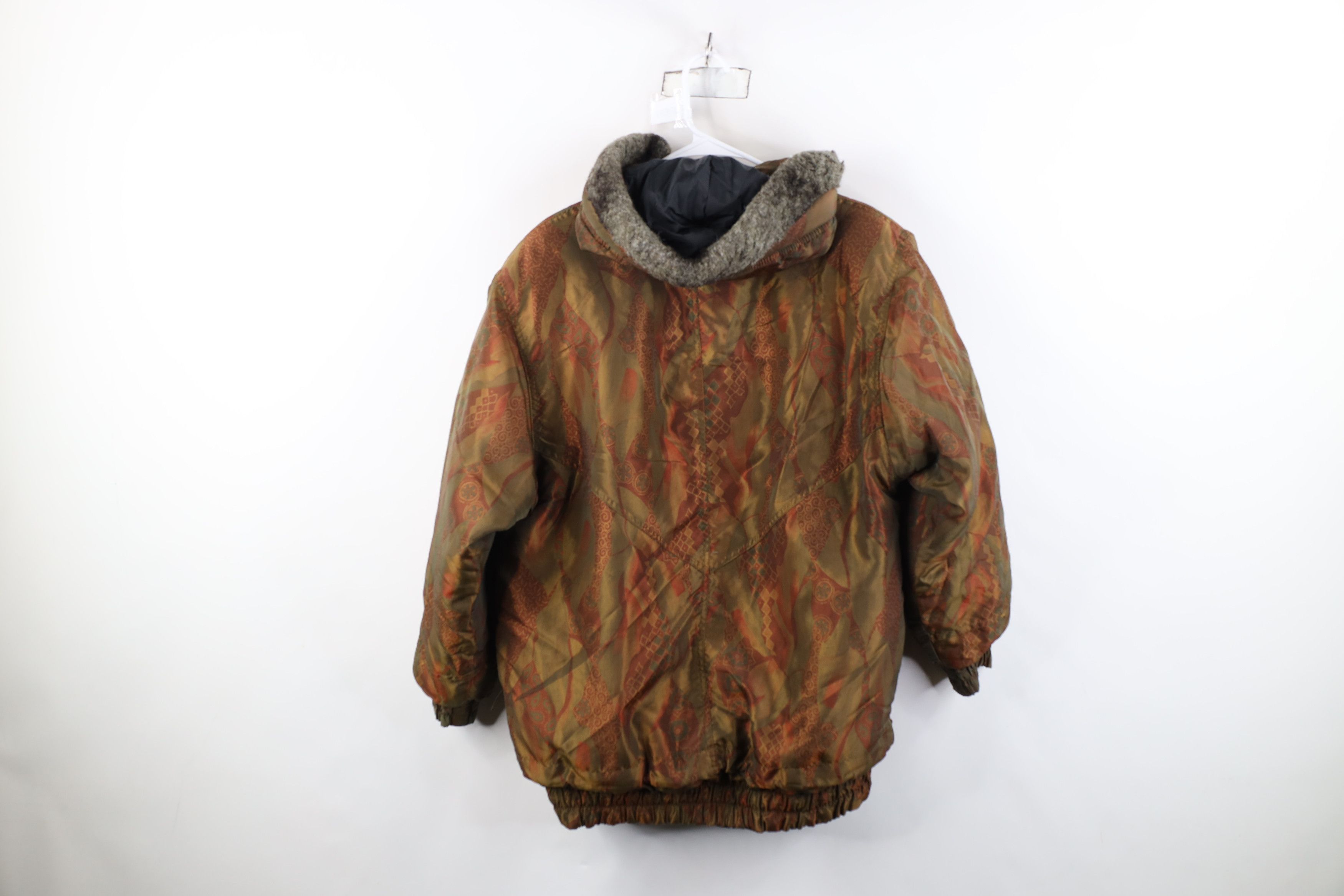 Vintage Vintage 90s Streetwear Down Insulated Hooded Puffer Jacket Size S / US 4 / IT 40 - 14 Thumbnail