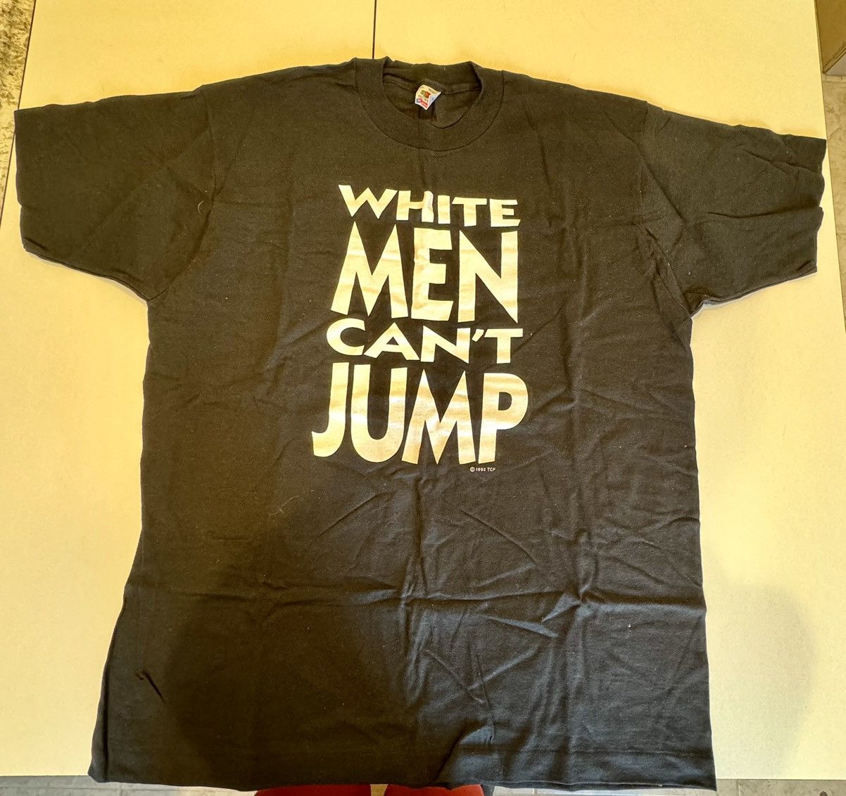 Fruit Of The Loom Vintage White Men Can’t Jump 1992 Movie Promo Shirt Size US XL / EU 56 / 4 - 2 Thumbnail