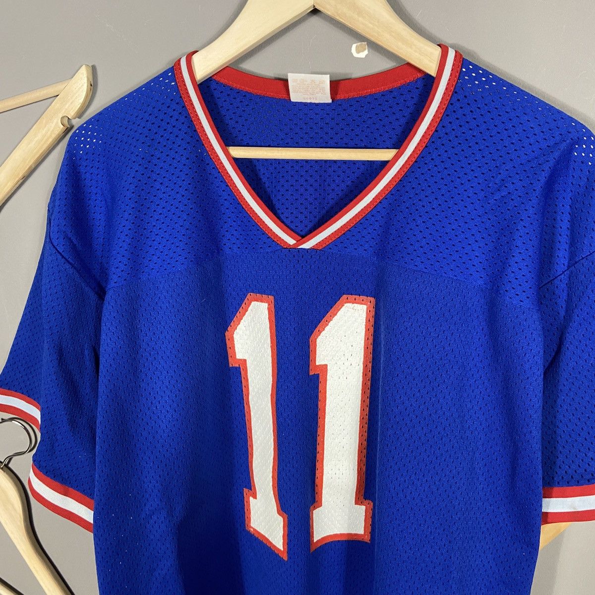 NFL × Vintage 1980s New York Giants Rawlings Jersey #11 Phil Simms Size US XXL / EU 58 / 5 - 3 Thumbnail