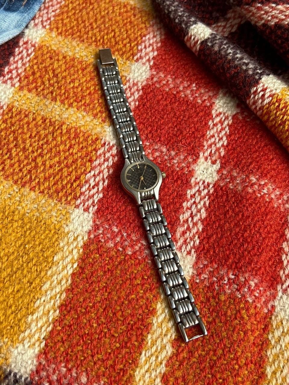 Japanese Brand × Vintage Vintage Japanese style futuristic Watch Black Link 1990s Size ONE SIZE - 5 Thumbnail