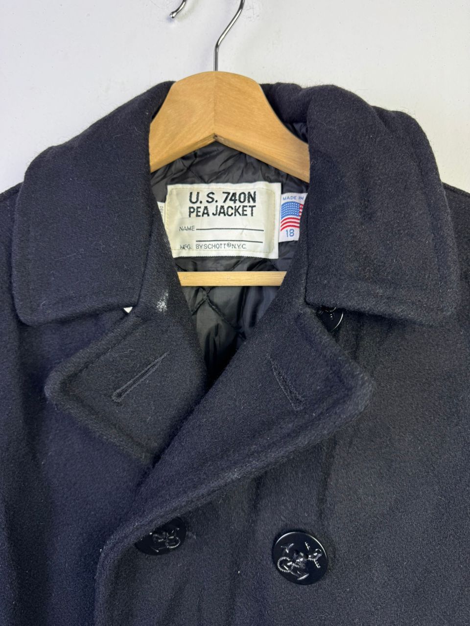 Vintage VINTAGE U.S 740N PEA JACKET Size US L / EU 52-54 / 3 - 3 Thumbnail