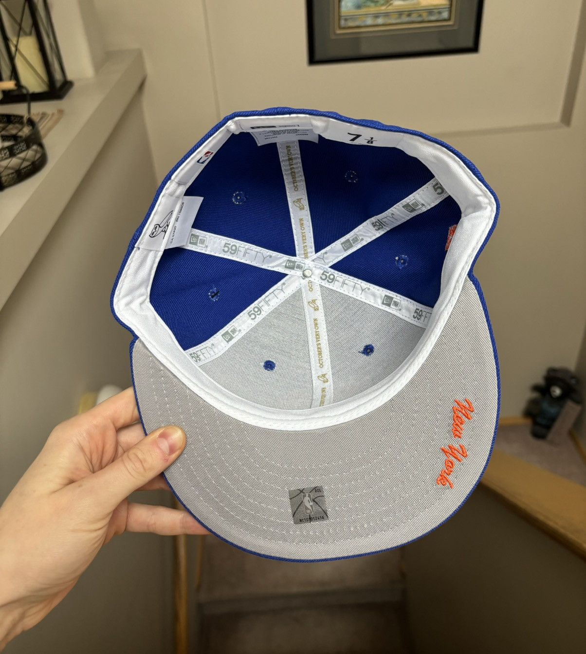 NBA × New Era × October's Very Own OVO x New Era x NY Knicks Fitted Hat Size ONE SIZE - 4 Thumbnail