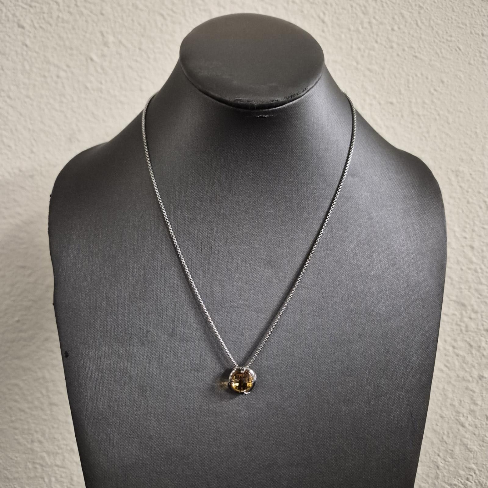 Peter Thomas Roth Citrine Necklace in Sterling Silver - 10mm