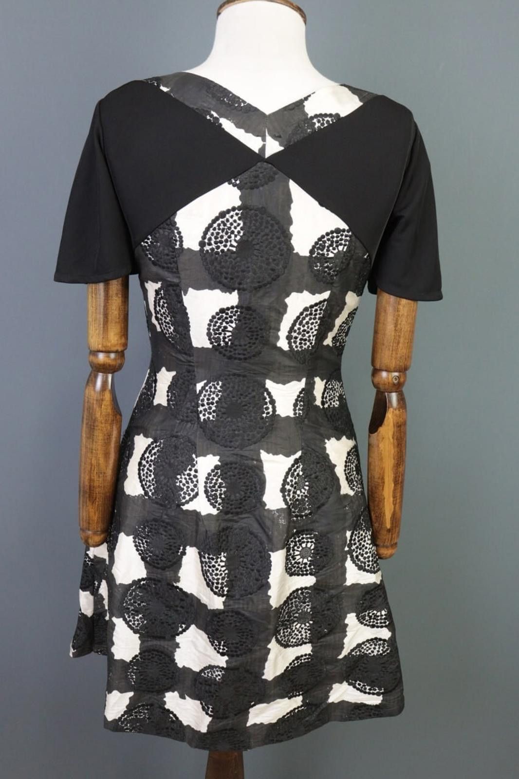 Designer Legatte Multicolor Check Party Bodycon Mini Dress Size 6 Size M / US 6-8 / IT 42-44 - 9 Thumbnail