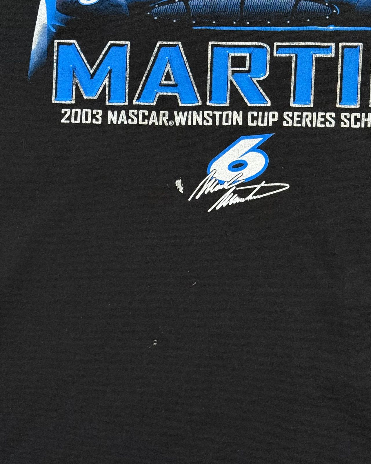 NASCAR Vintage 2003 Mark Martin NASCAR Winston Cup T-Shirt - XXL Size US XXL / EU 58 / 5 - 7 Thumbnail