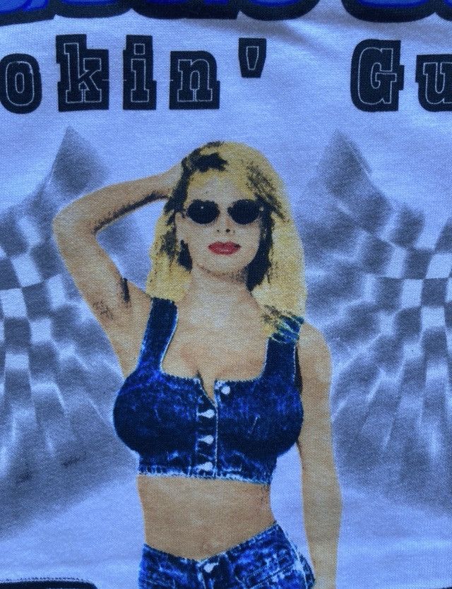 Fruit Of The Loom × Vintage Vintage Deadstock 1998 Pappa Woodys condoms Muscle Car tee Size US XL / EU 56 / 4 - 7 Thumbnail
