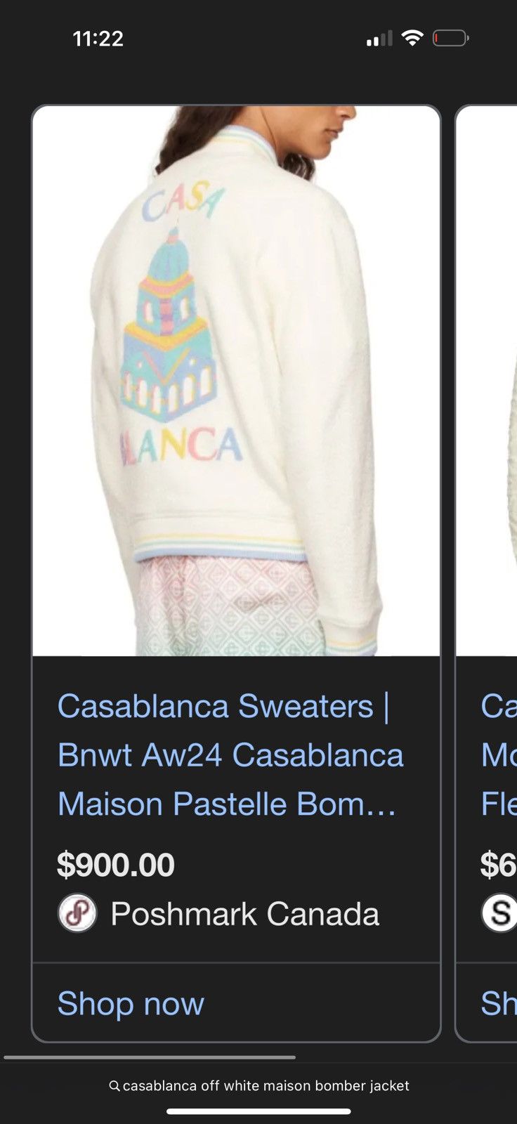 Casablanca Casablanca Wool Bomber Jacket Size US L / EU 52-54 / 3 - 6 Thumbnail
