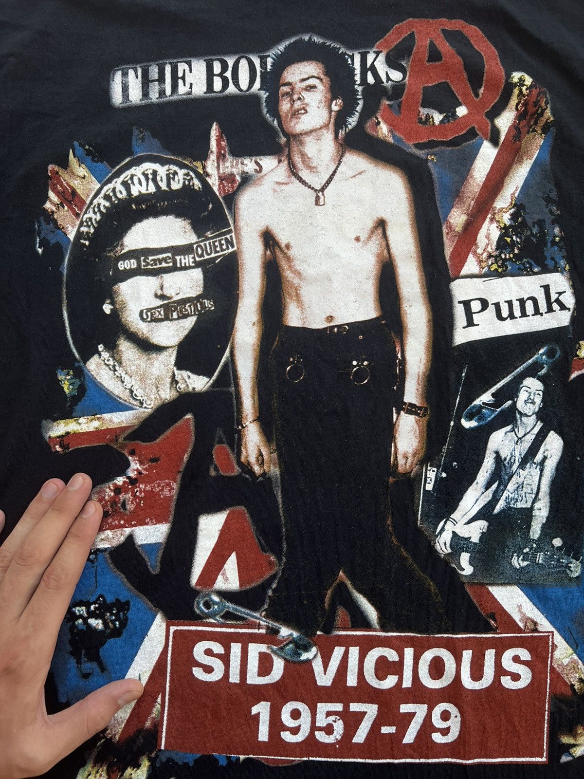 Band Tees × Vintage Rare Vintage T-Shirt Sex Pistols Sid Vicious 1957-1979 Shirt Size US XL / EU 56 / 4 - 5 Thumbnail