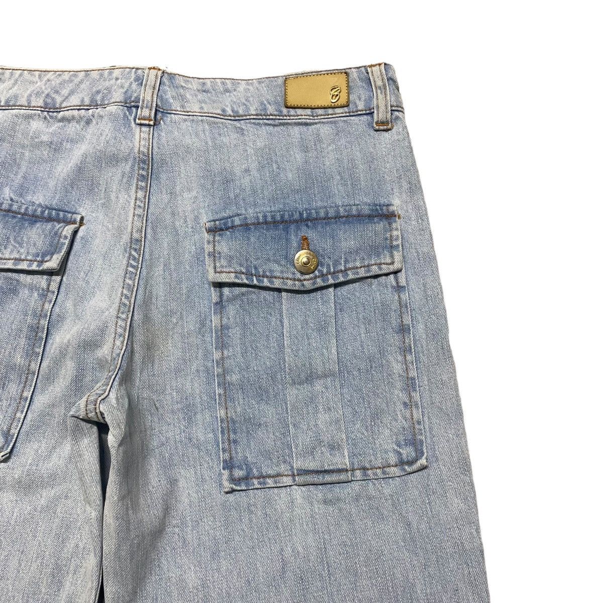 Chloe Denim Flare Jeans Bleu Delave
