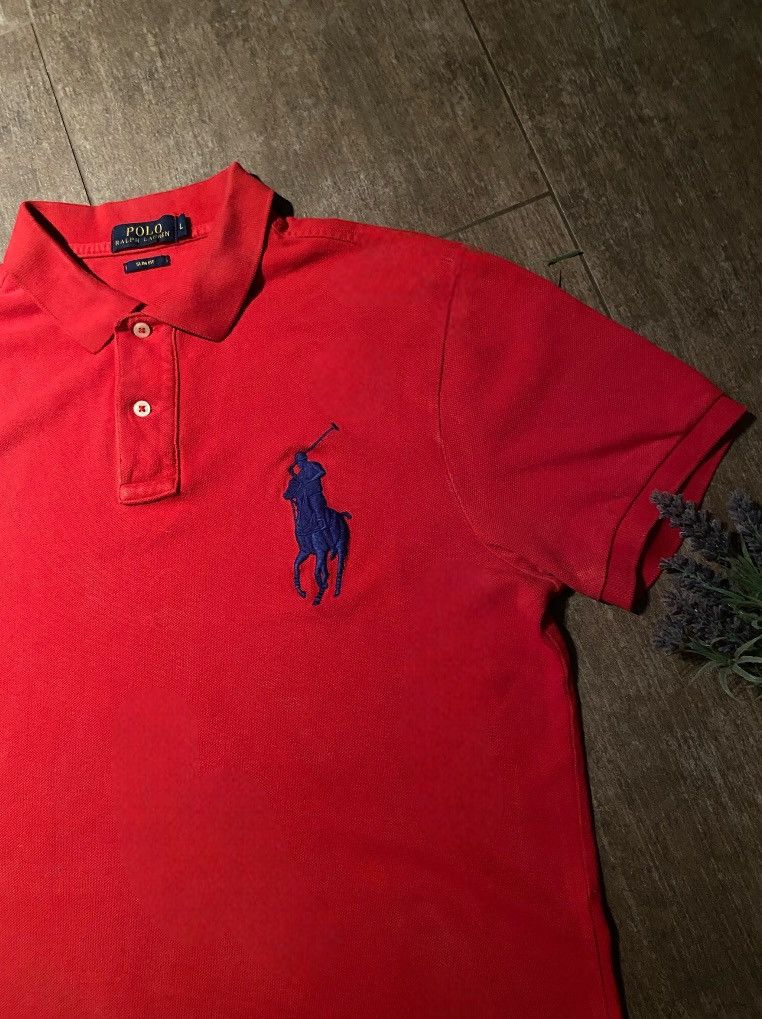 Polo Ralph Lauren Red Polo Ralph Lauren Poloshirt Chief Keef | Size L | 10/-10 Size US L / EU 52-54 / 3 - 3 Thumbnail