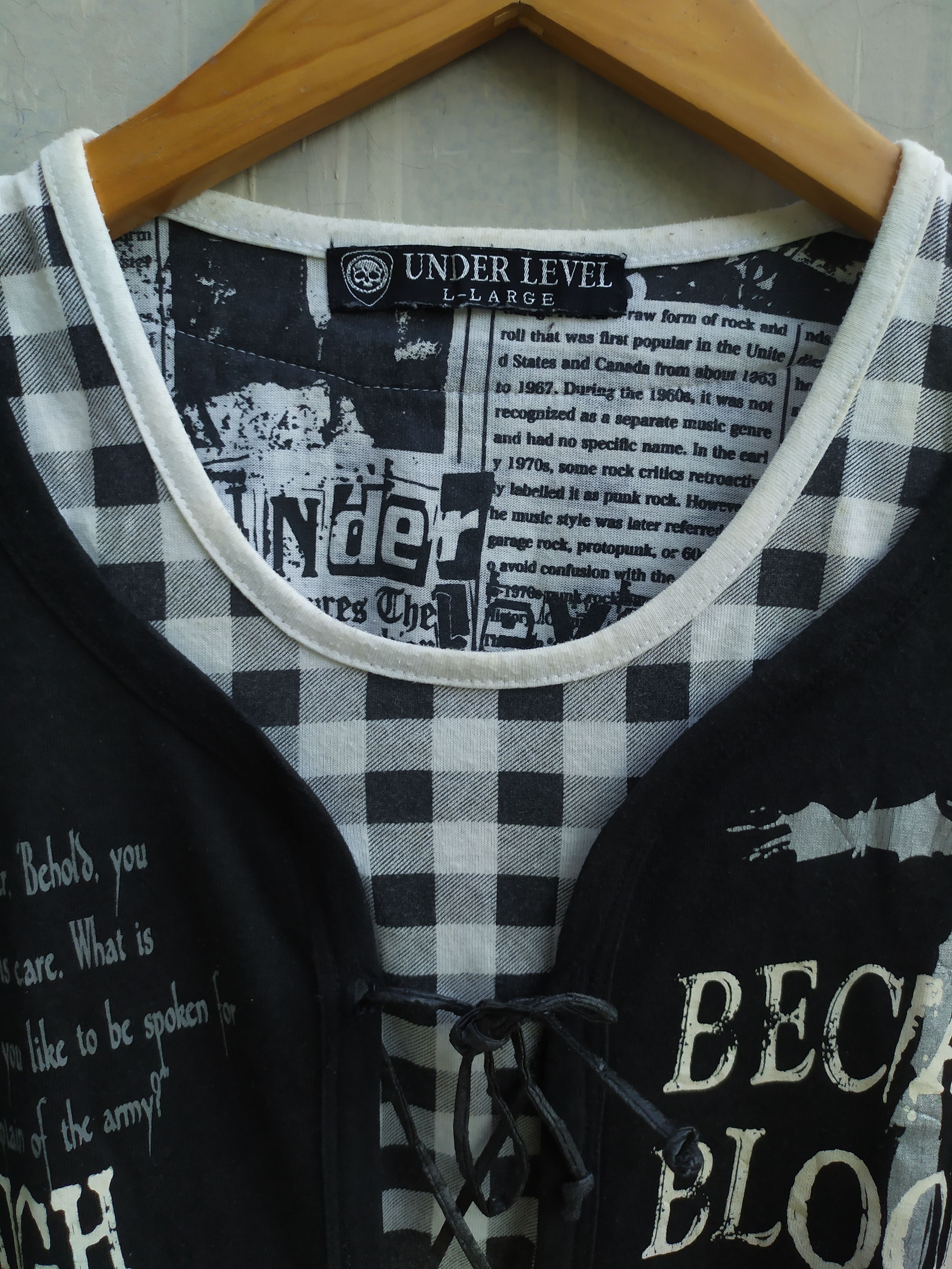 Japanese Brand Under Level Poem Long Sleeve Japanese Brand Size US L / EU 52-54 / 3 - 6 Thumbnail